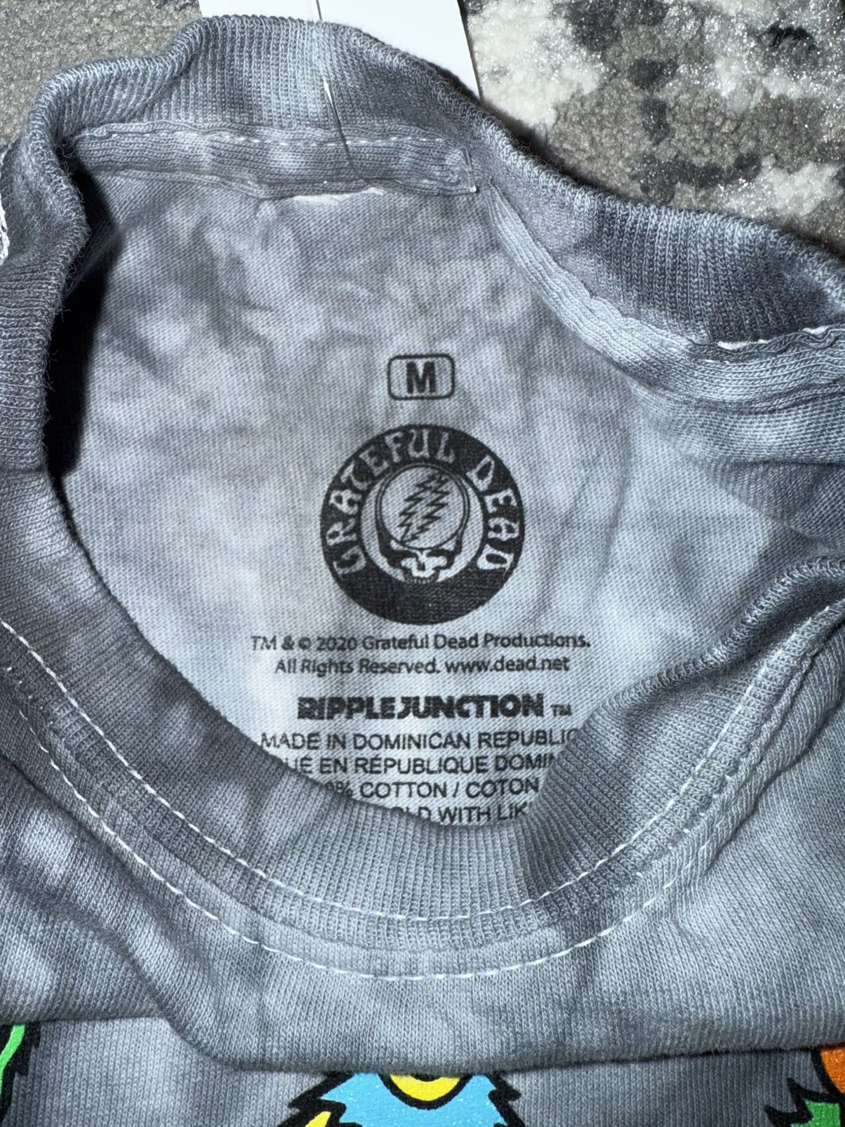 Band Tees × Grateful Dead Grateful Dead Tee Tie Dye Dancing Bears Steal Your Face Size US M / EU 48-50 / 2 - 2 Thumbnail