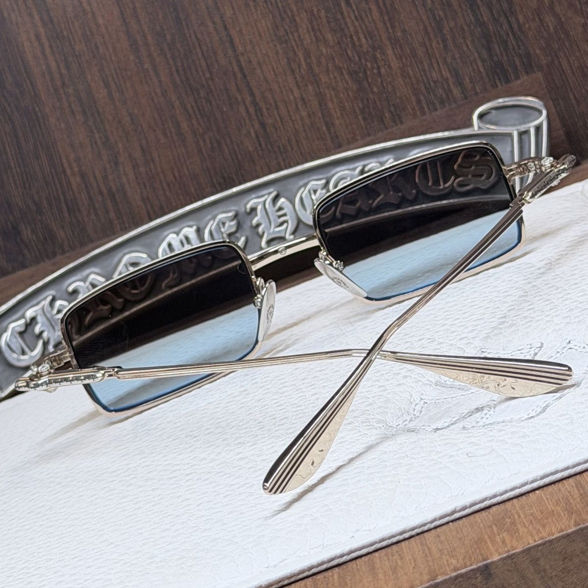 Chrome Hearts Chrome Hearts Buckle Rider 1/1 Sunglasses Size ONE SIZE - 13 Thumbnail