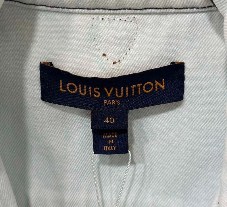 Louis Vuitton Louis Vuitton Denim Jacket with Stripes -2505 Size M / US 6-8 / IT 42-44 - 7 Thumbnail