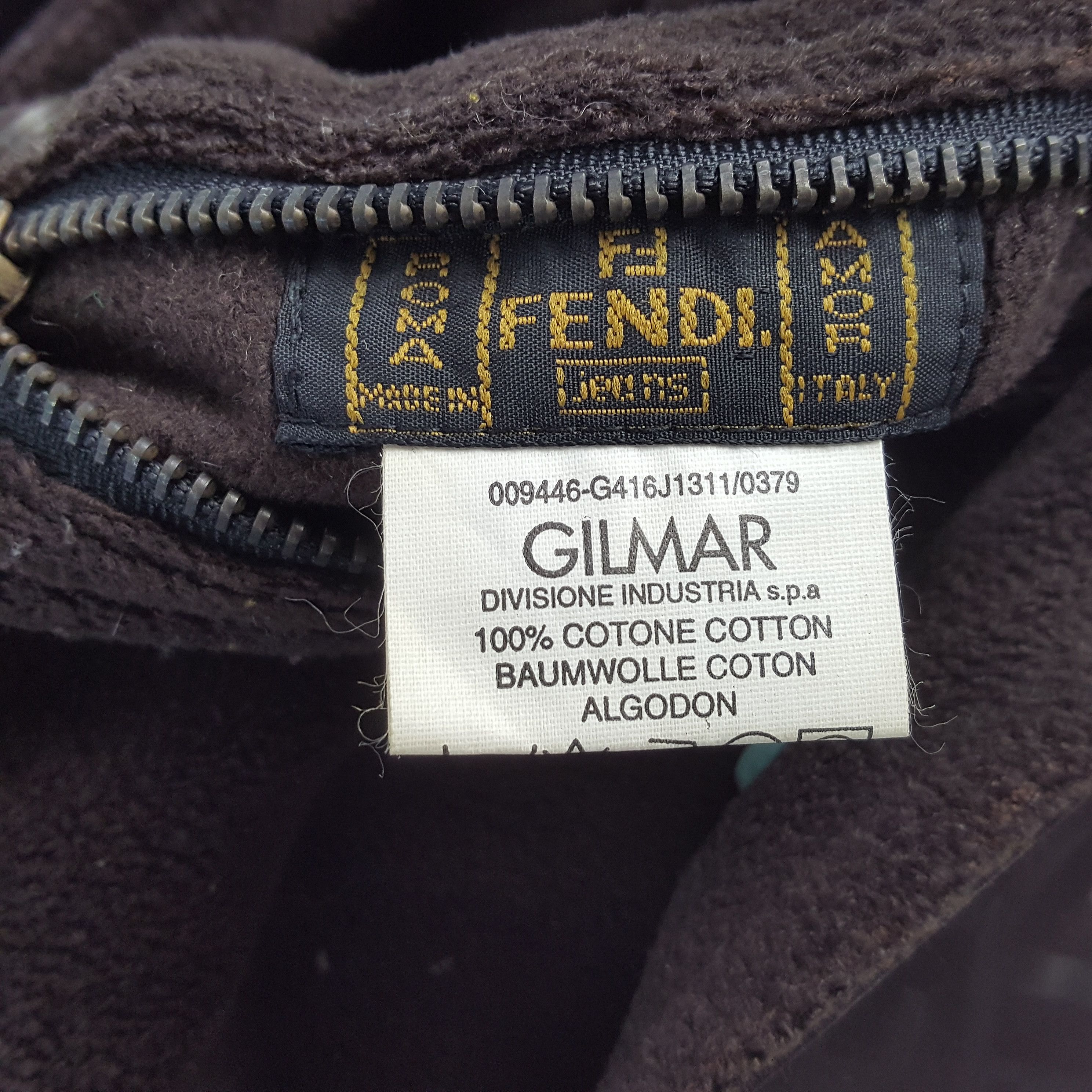 Fendi Vintage FENDI Italian Brand Reversible Monogram Style Jacket Size US L / EU 52-54 / 3 - 10 Thumbnail