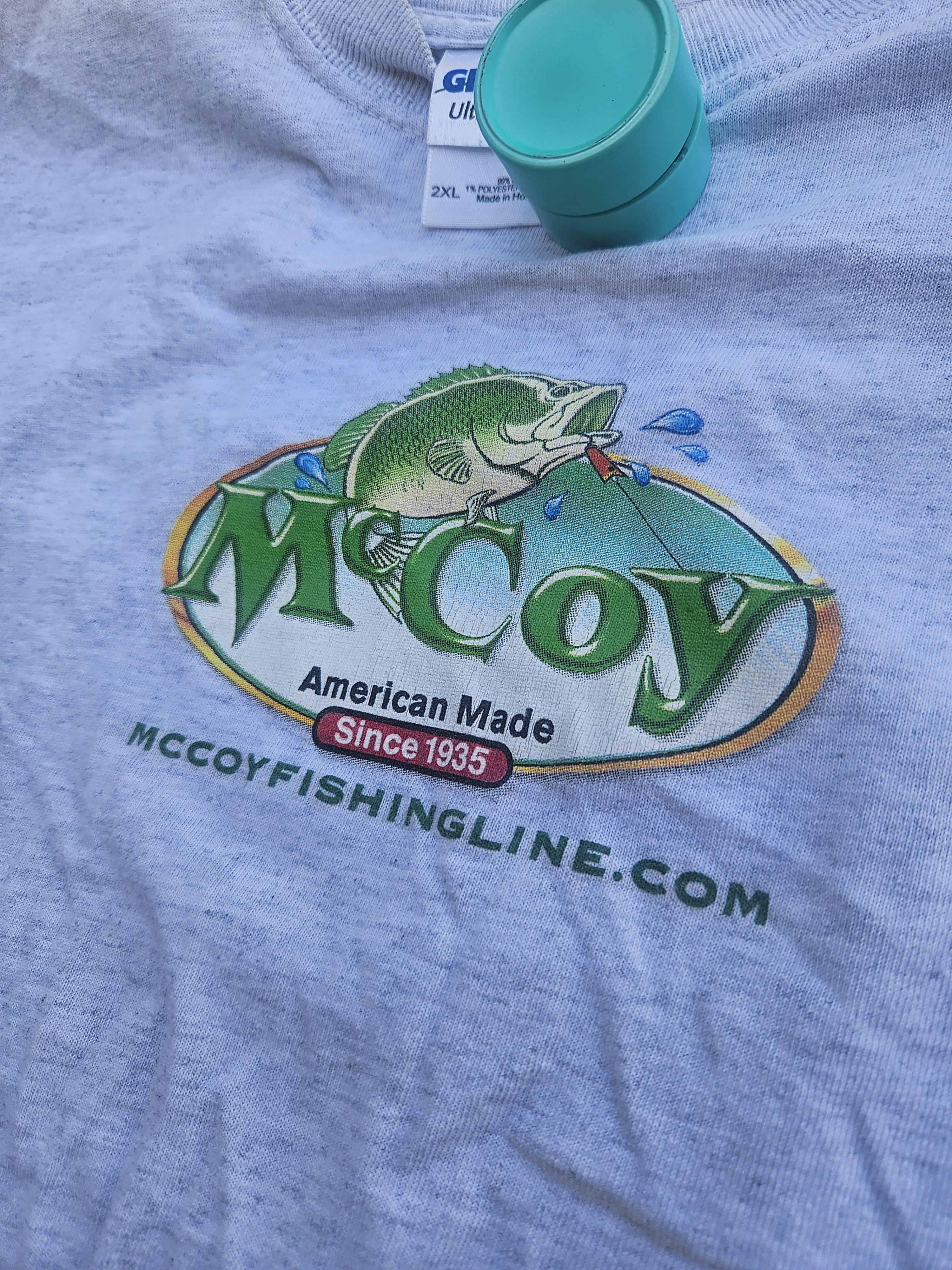Gildan McCoy Fishing Line Y2K Long Sleeve Graphic Gildan Tee Size US XXL / EU 58 / 5 - 6 Thumbnail