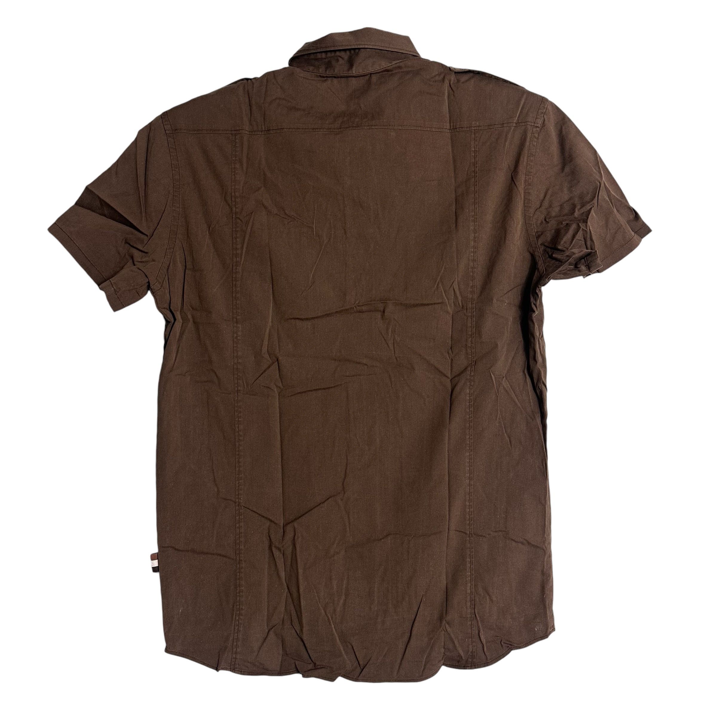 Neil Barrett 🔥RARE🔥Neil Barret Double Pocket Short Sleeve Shirt Size US S / EU 44-46 / 1 - 3 Thumbnail