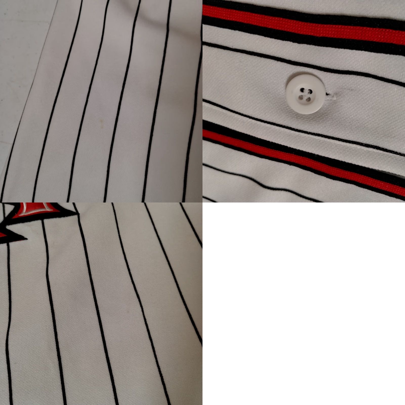 Vintage VINTAGE Orange County Choppers New York Shirt XL Baseball Jersey Motorcycle Pinstripe Shirt X L White Embroidered Choppers Men Size US XL / EU 56 / 4 - 11 Thumbnail