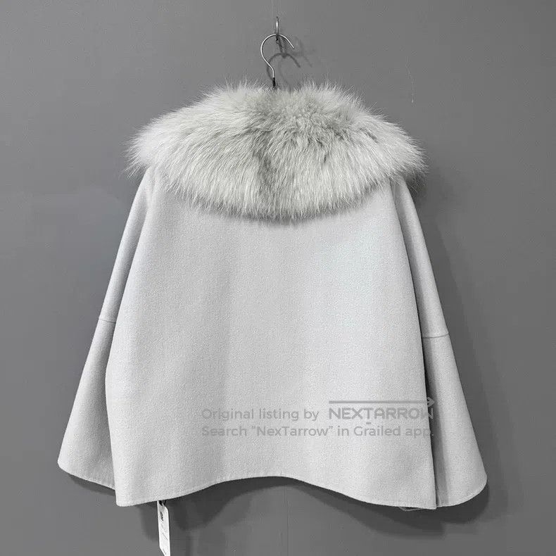 Fendi Fendi Mink cashmere fox fur cloak Size M / US 6-8 / IT 42-44 - 4 Thumbnail
