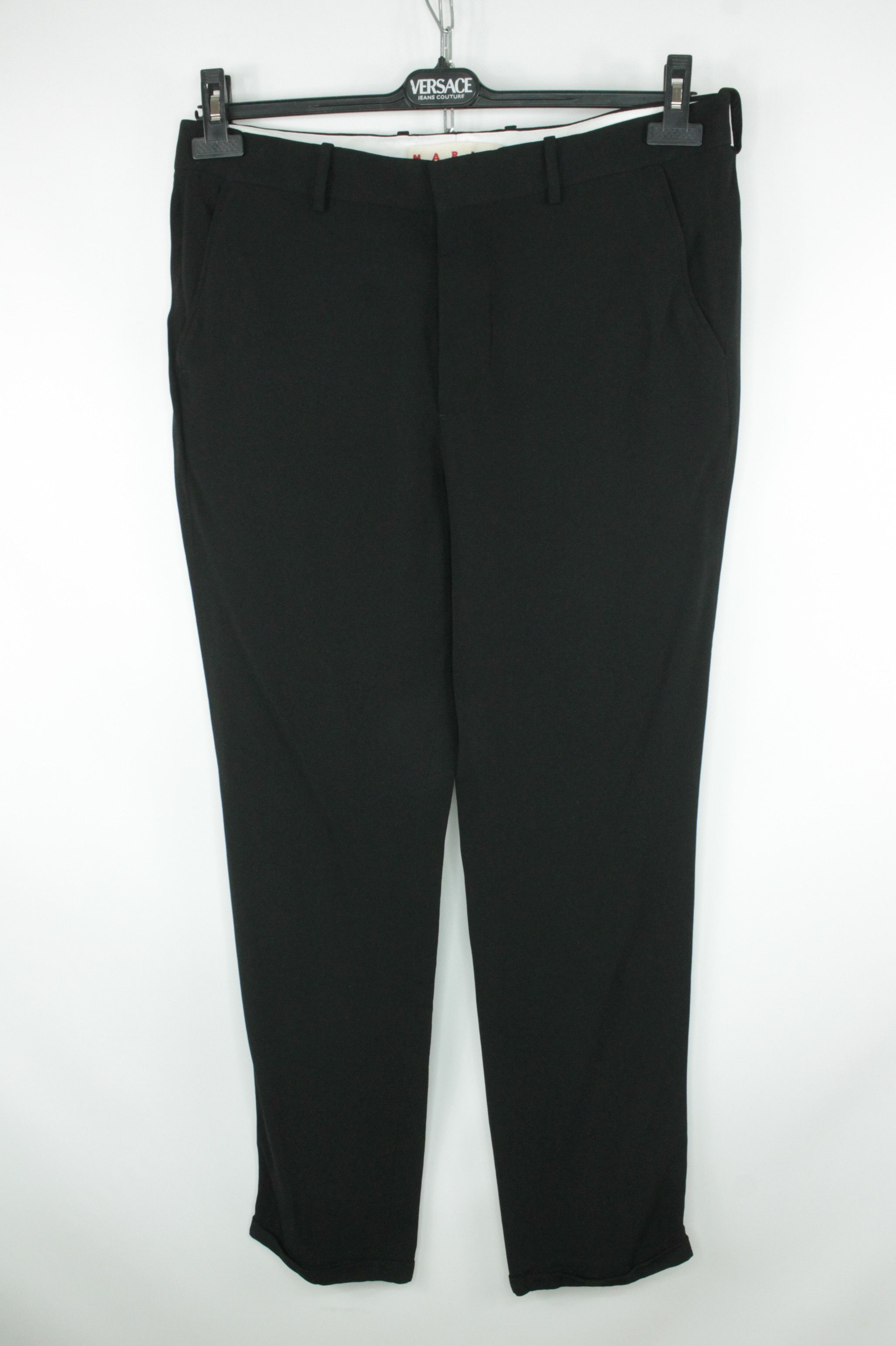 Marni Marni Commessa Viscose Acetate Black Dress Pants Size 30" / US 8 / IT 44 - 1 Thumbnail