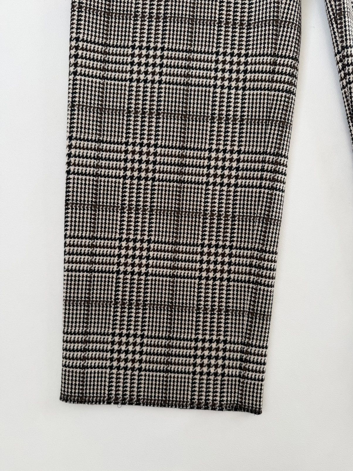 Dries Van Noten ‘Pinnet’ Prince Of Wales Check Wide Leg Pants Size US 36 / EU 52 - 11 Thumbnail