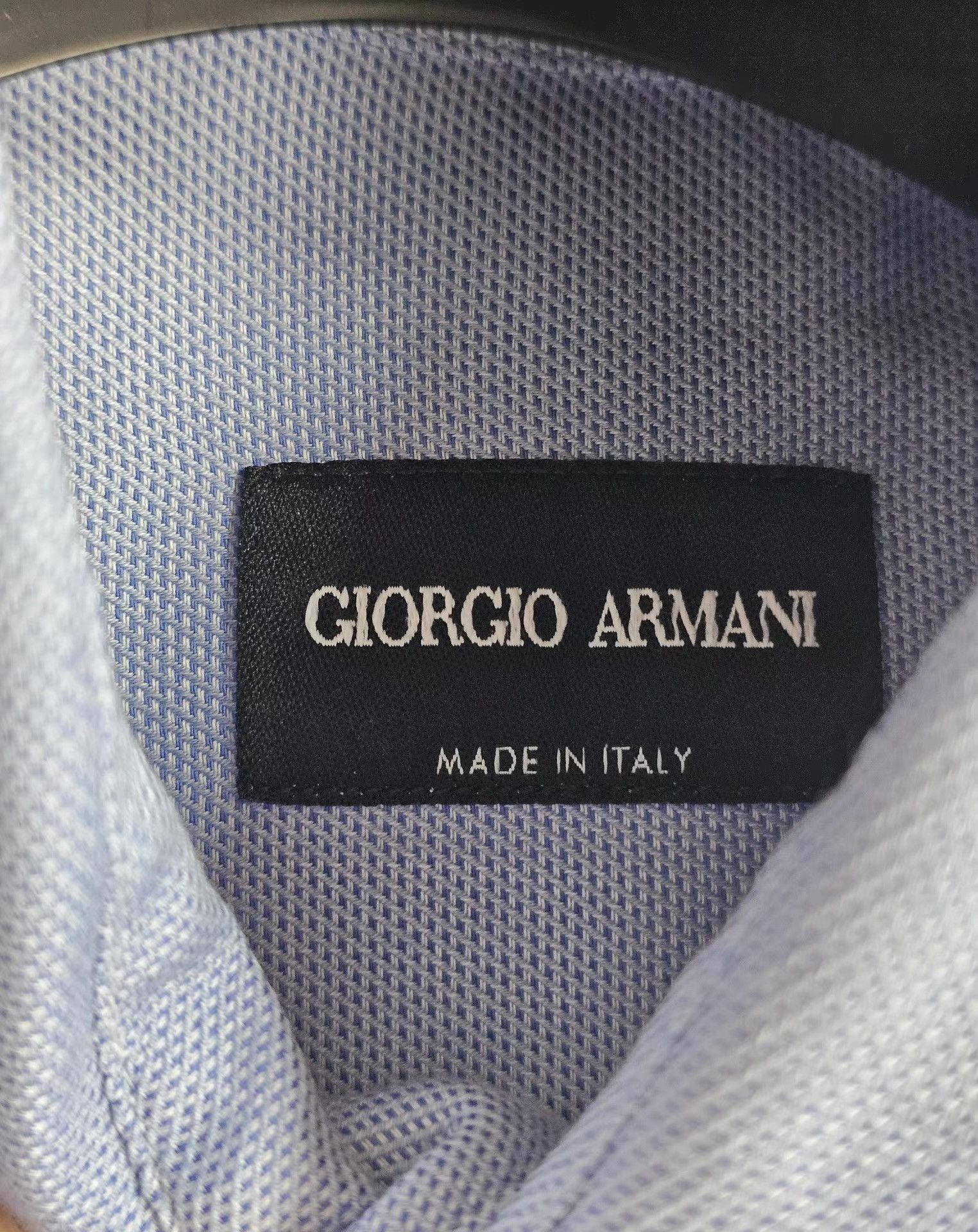 Giorgio Armani GIORGIO ARMANI men's long-sleeve shirt Size US XL / EU 56 / 4 - 4 Thumbnail