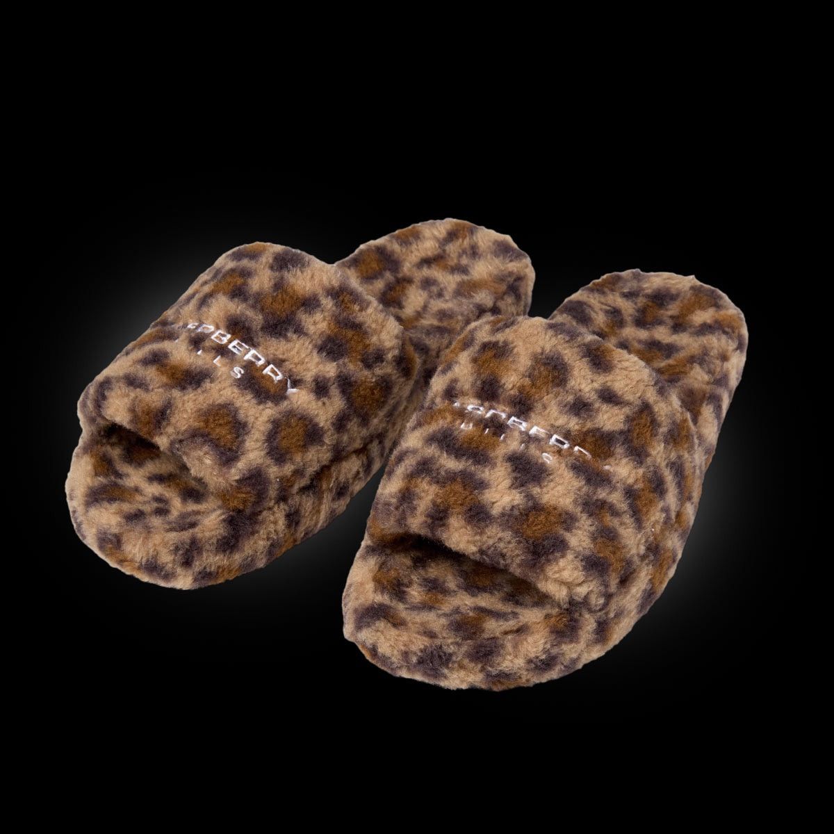 Mens Raspberry Hills Slippers The GV Gallery GV Gallery Cheetah Fur Raspberry Hills Slides  main image 4