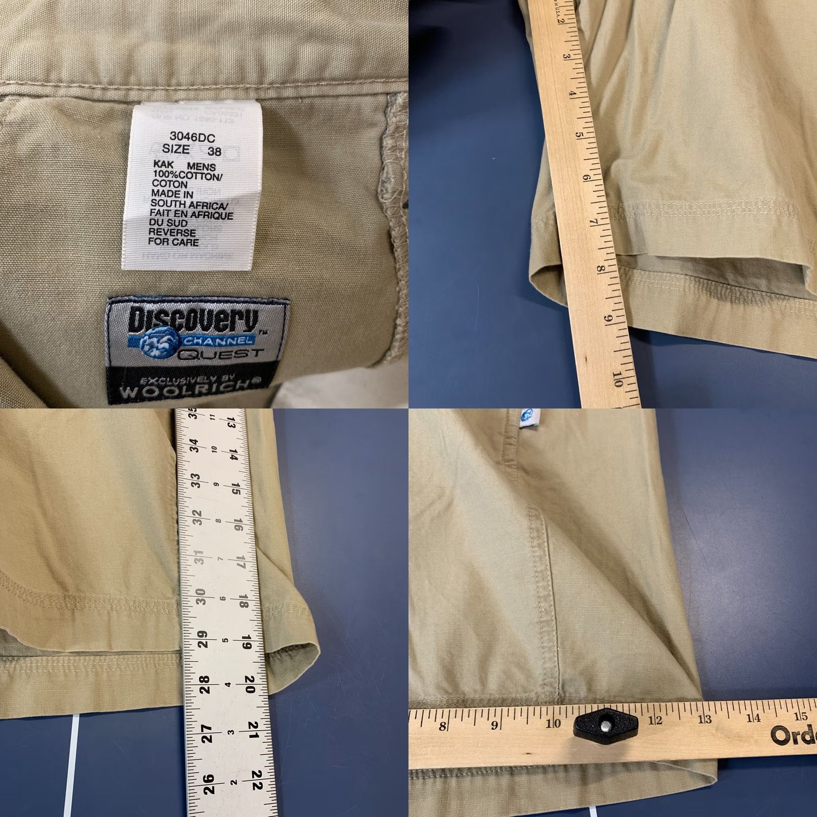 Vintage VINTAGE Woolrich Hiking Shorts Mens 38x8 Brown Outdoor Cargo Belted Woolrich Outdoor Mens 38 Brown Size US 38 / EU 54 - 9 Thumbnail