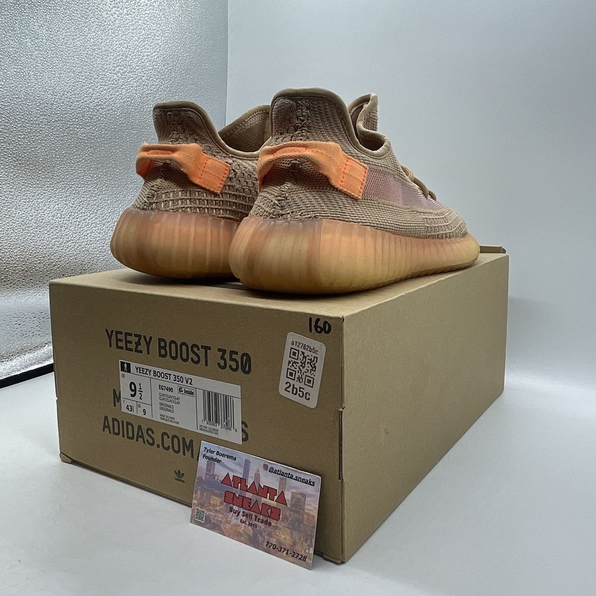 Adidas Yeezy boost 350 clay Size US 9.5 / EU 42-43 - 5 Thumbnail
