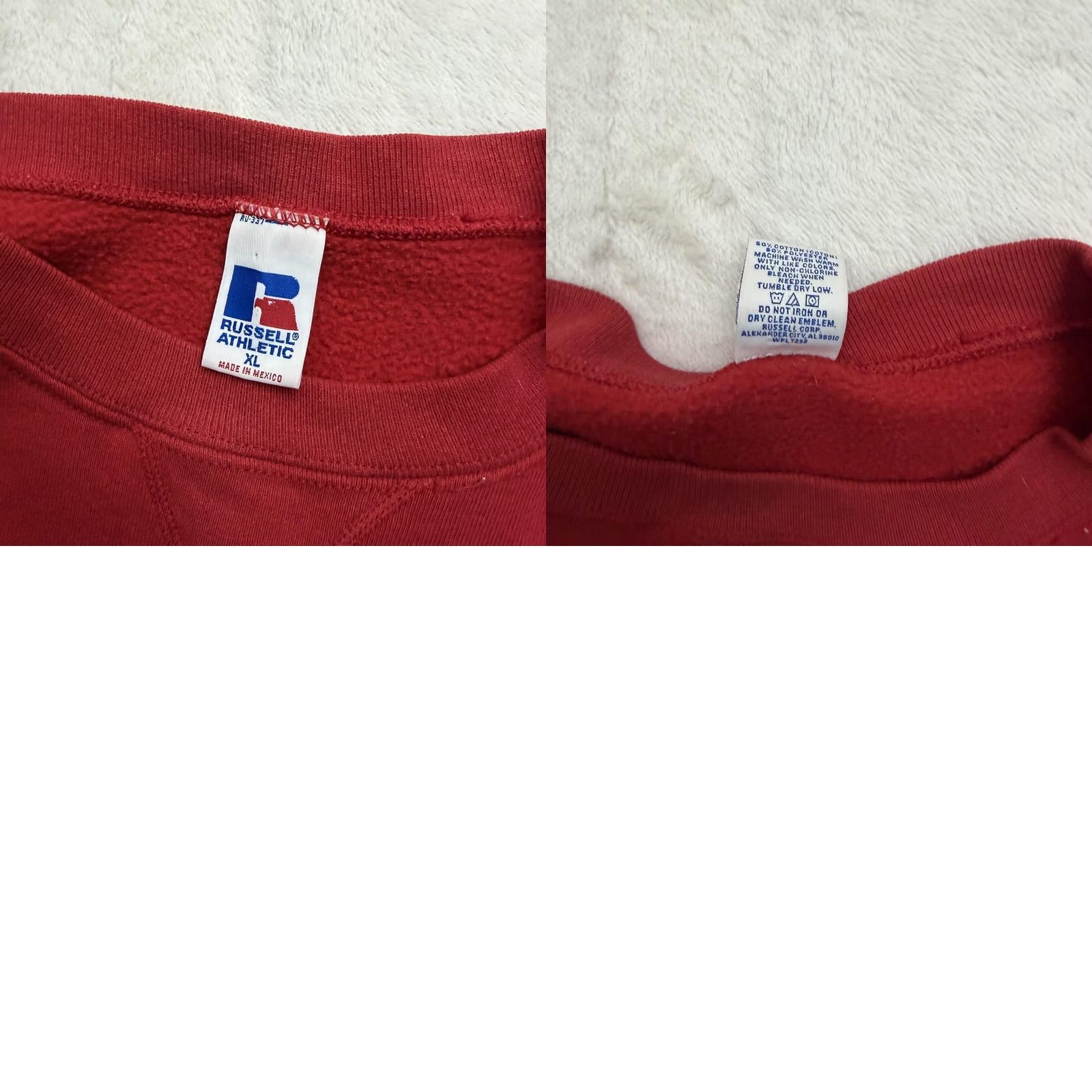 Russell Athletic Russell Athletic Sweatshirt Mens XL Red Fleece Pullover Solid Logo Size US XL / EU 56 / 4 - 10 Thumbnail