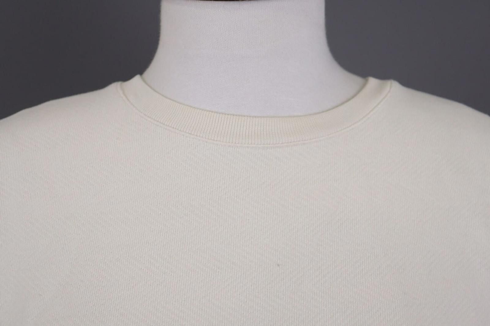 Wilkes Bashford BA&SH Leady Sweatshirt White Cropped Sweater Size 3 Size M / US 6-8 / IT 42-44 - 3 Thumbnail