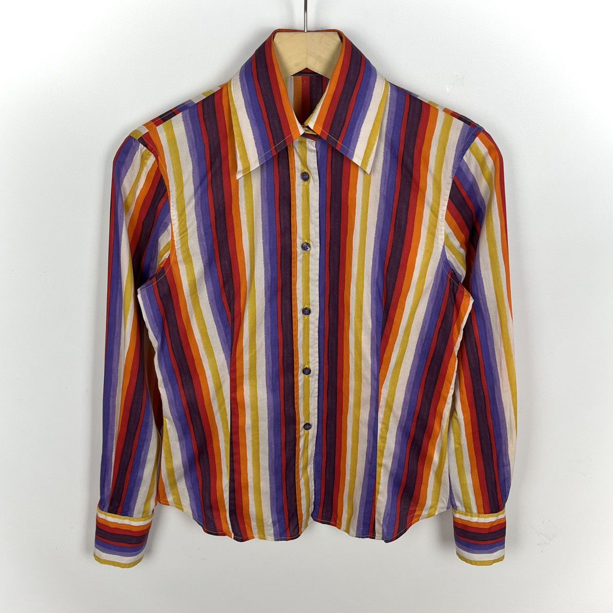 Etro Ladies Etro Milano stripped long sleeve button up Shirt Size XS / US 0-2 / IT 36-38 - 1 Thumbnail