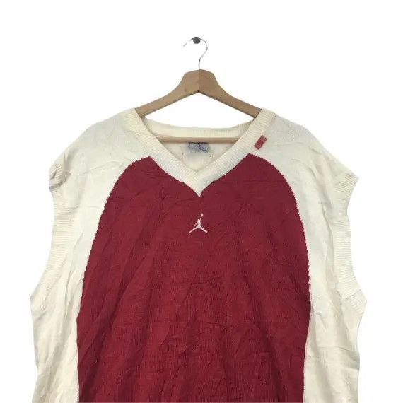 Nike Vtg NIKE AIR JORDAN Center Logo Basketball Jersey Tank Top Size US XL / EU 56 / 4 - 3 Thumbnail
