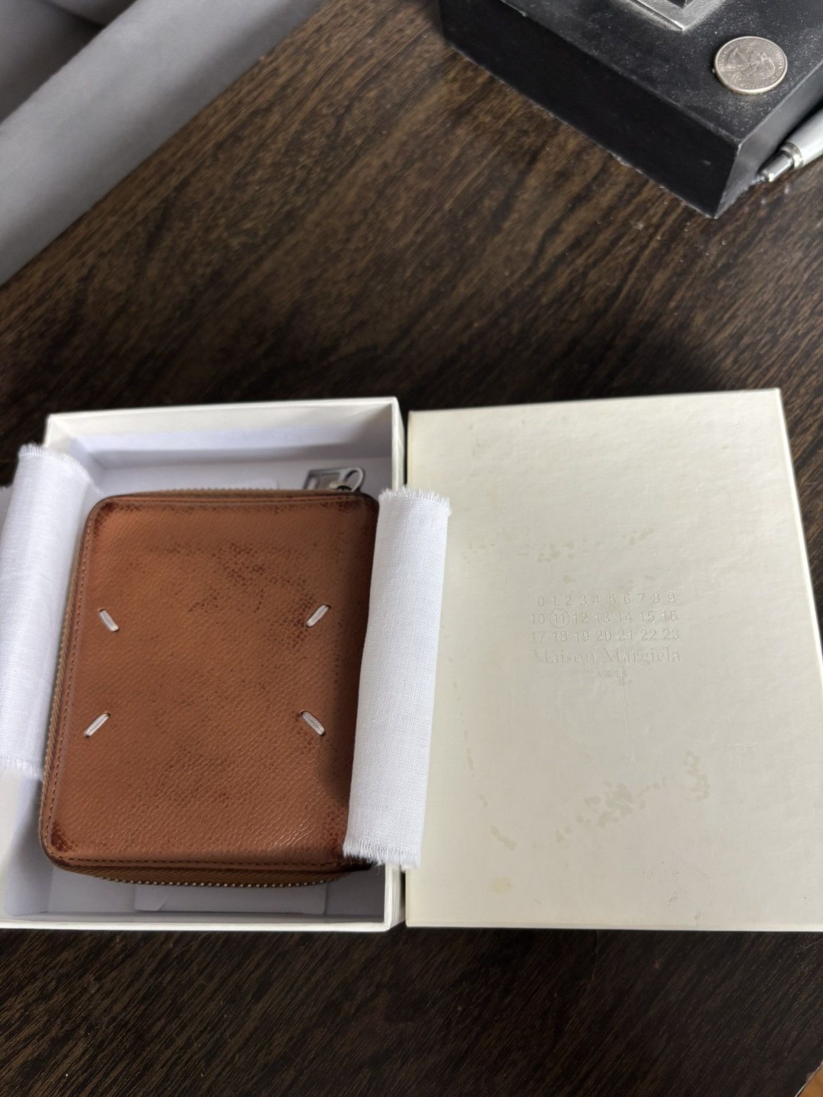 Maison Margiela Stitch Wallet Size ONE SIZE - 3 Thumbnail