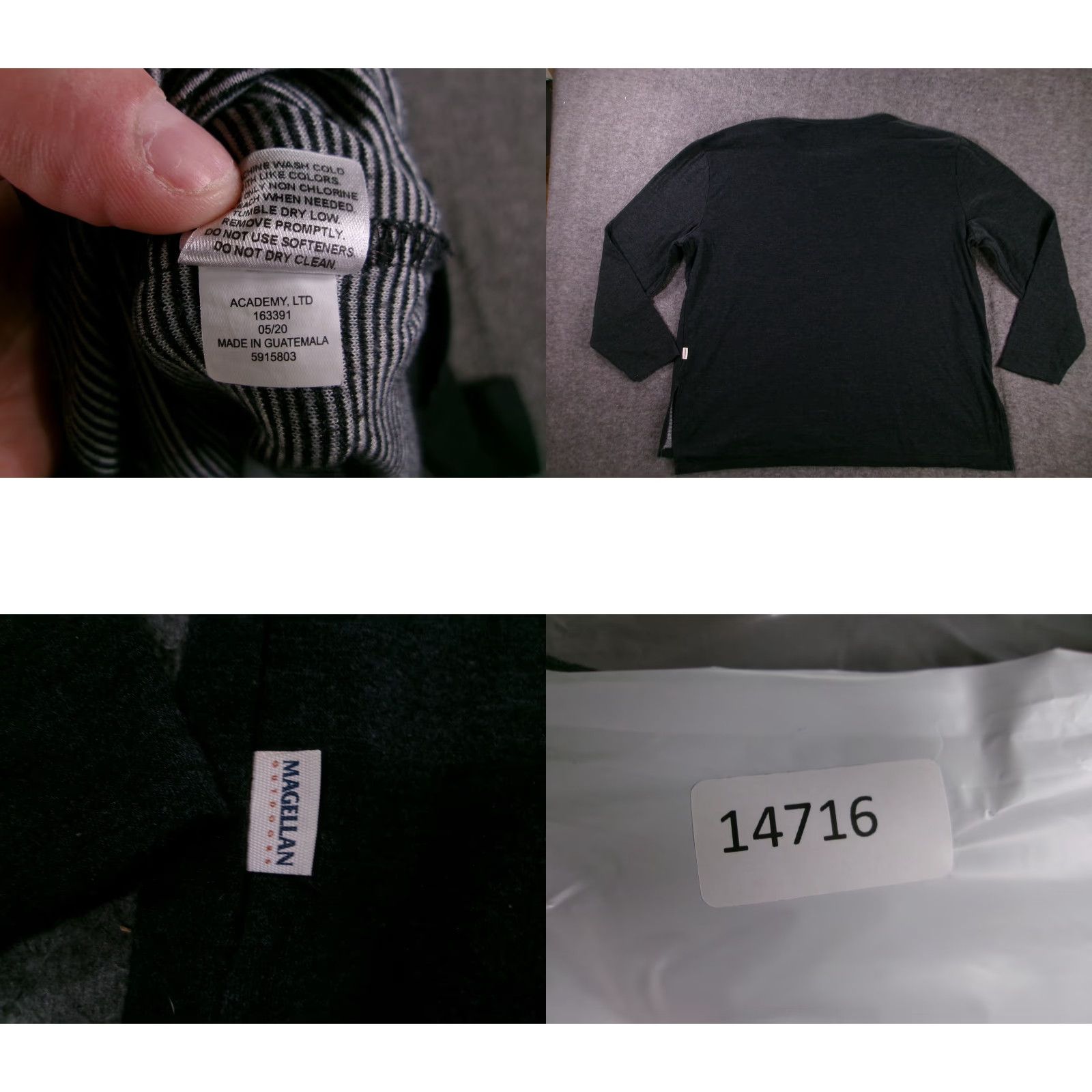 Vintage VINTAGE Magellan Outdoors Sweatshirt Women 2X Dark Gray Classic Fit Crewneck Outdoor Size XXL / US 16-18 / IT 52-54 - 8 Thumbnail