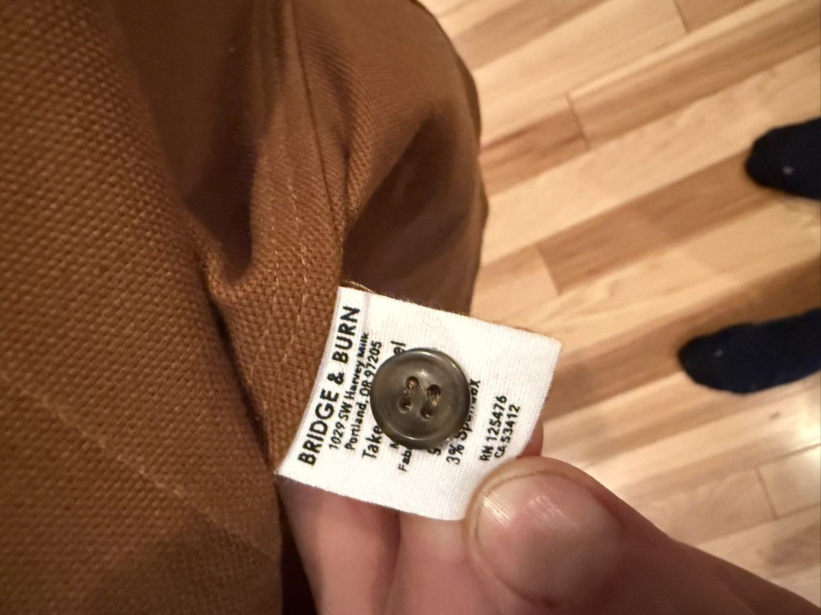 Bridge & Burn Burnt Orange Workshirt Size US M / EU 48-50 / 2 - 4 Thumbnail