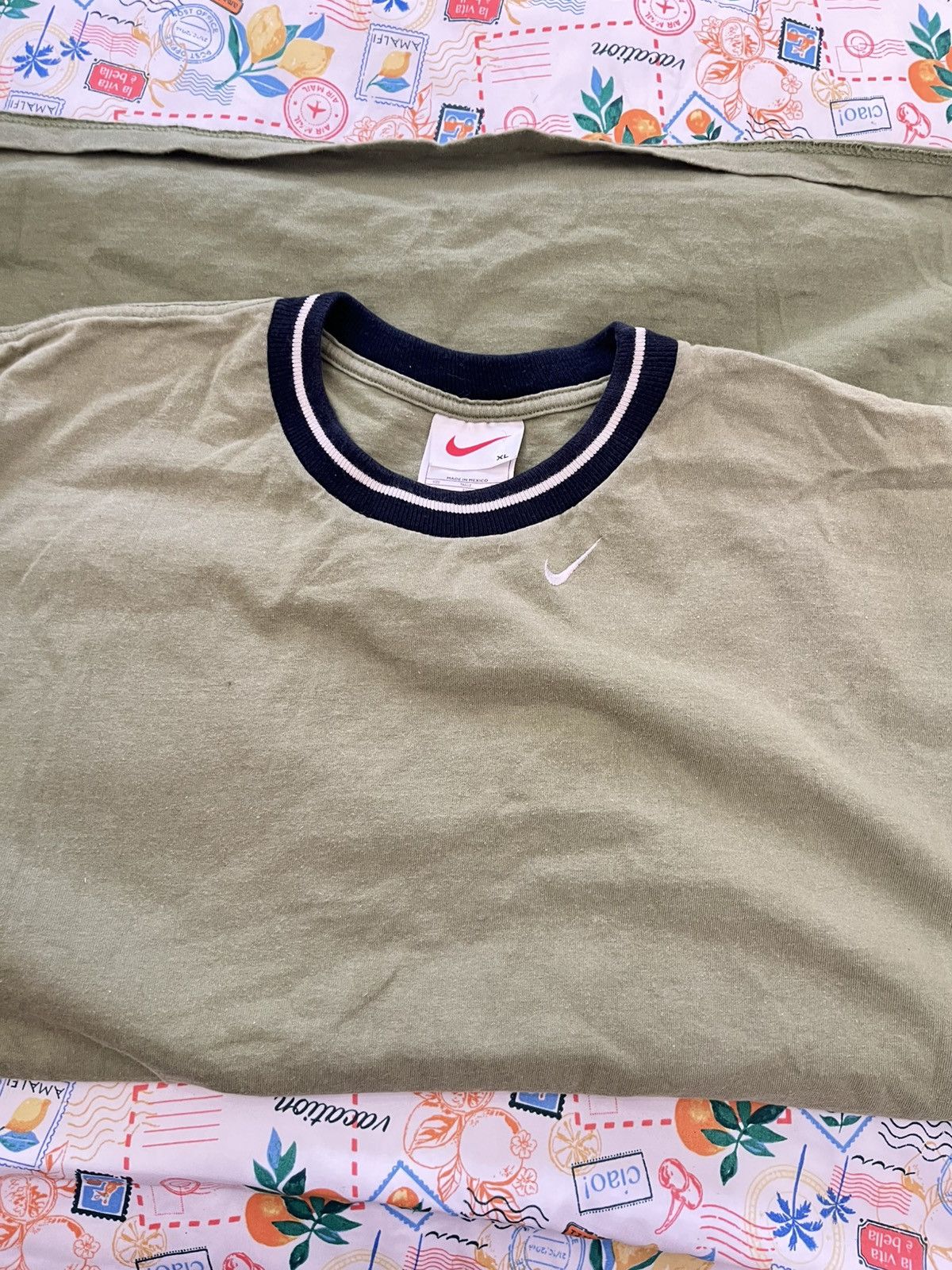 90's NIKE MINI SWOOSH Size XL Vintage T-Shirts / G2090T