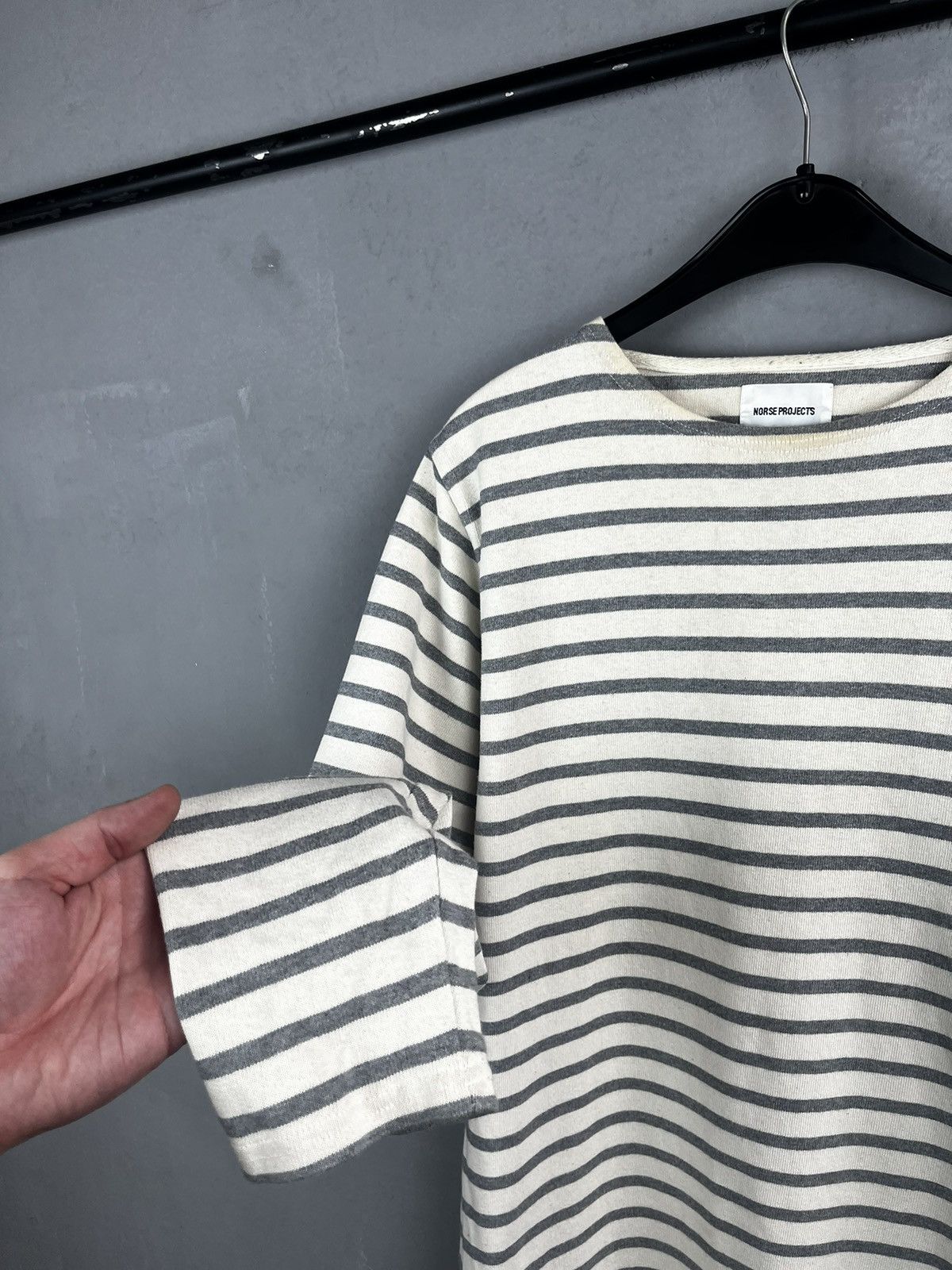 Japanese Brand × Norse Projects × Vintage Norse Projects Striped Sweatshirt Size US L / EU 52-54 / 3 - 8 Thumbnail