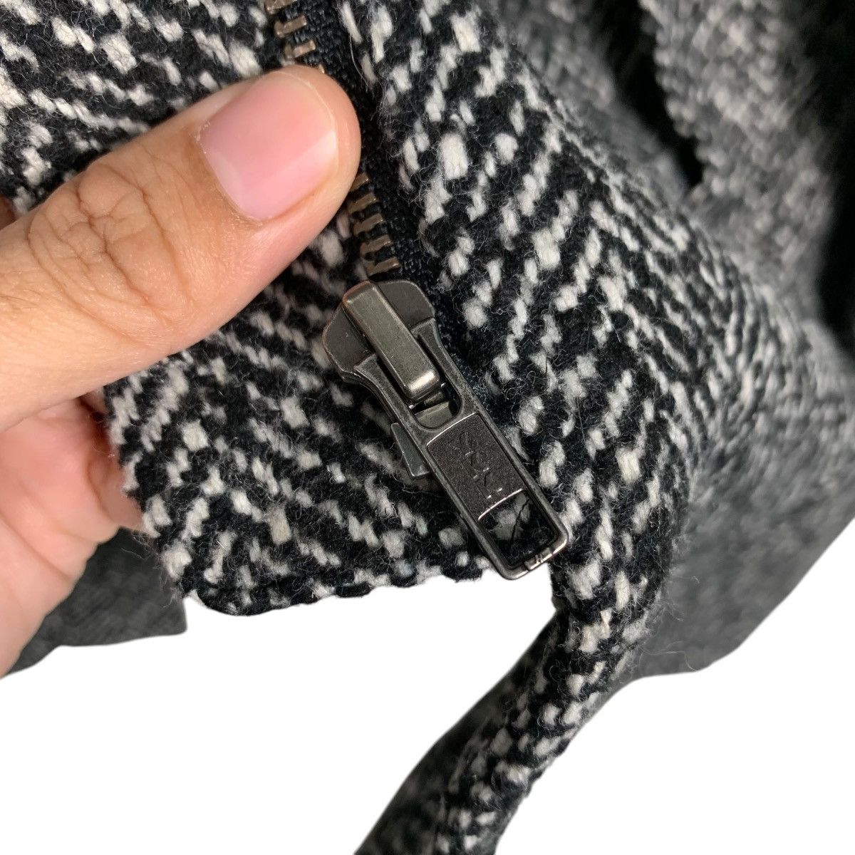 SLY SLY Herringbone Duffle Coat Jacket #1696-C75 Size M / US 6-8 / IT 42-44 - 16 Thumbnail