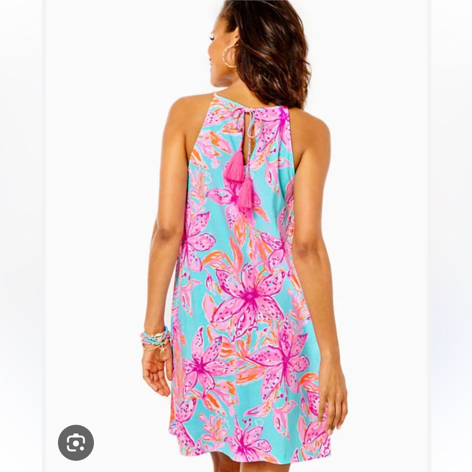 Lilly Pulitzer Lilly Pulitzer Margot Dress Size Small Bonita Blooms Print Size S / US 4 / IT 40 - 2 Thumbnail
