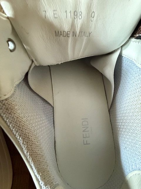 Fendi Fendi leather sneakers Size US 10 / EU 43 - 3 Thumbnail