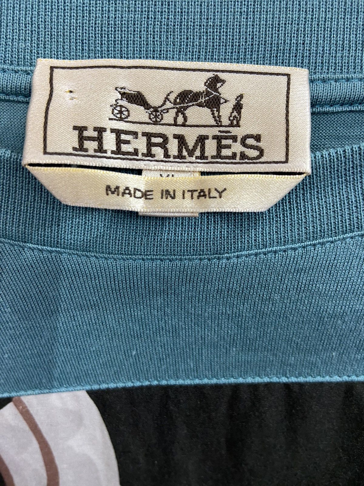 Hermes Hermés Zouaves Et Dragons Patch T-shirt Size US XL / EU 56 / 4 - 5 Thumbnail