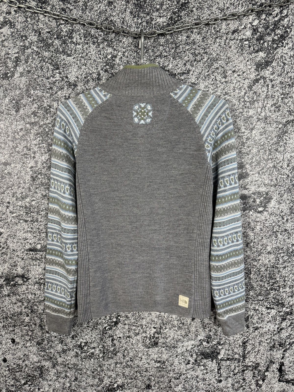 The North Face The North Face Fair Isle Wool Sweater 1/4 Zip Nordic Knit M Size M / US 6-8 / IT 42-44 - 10 Thumbnail