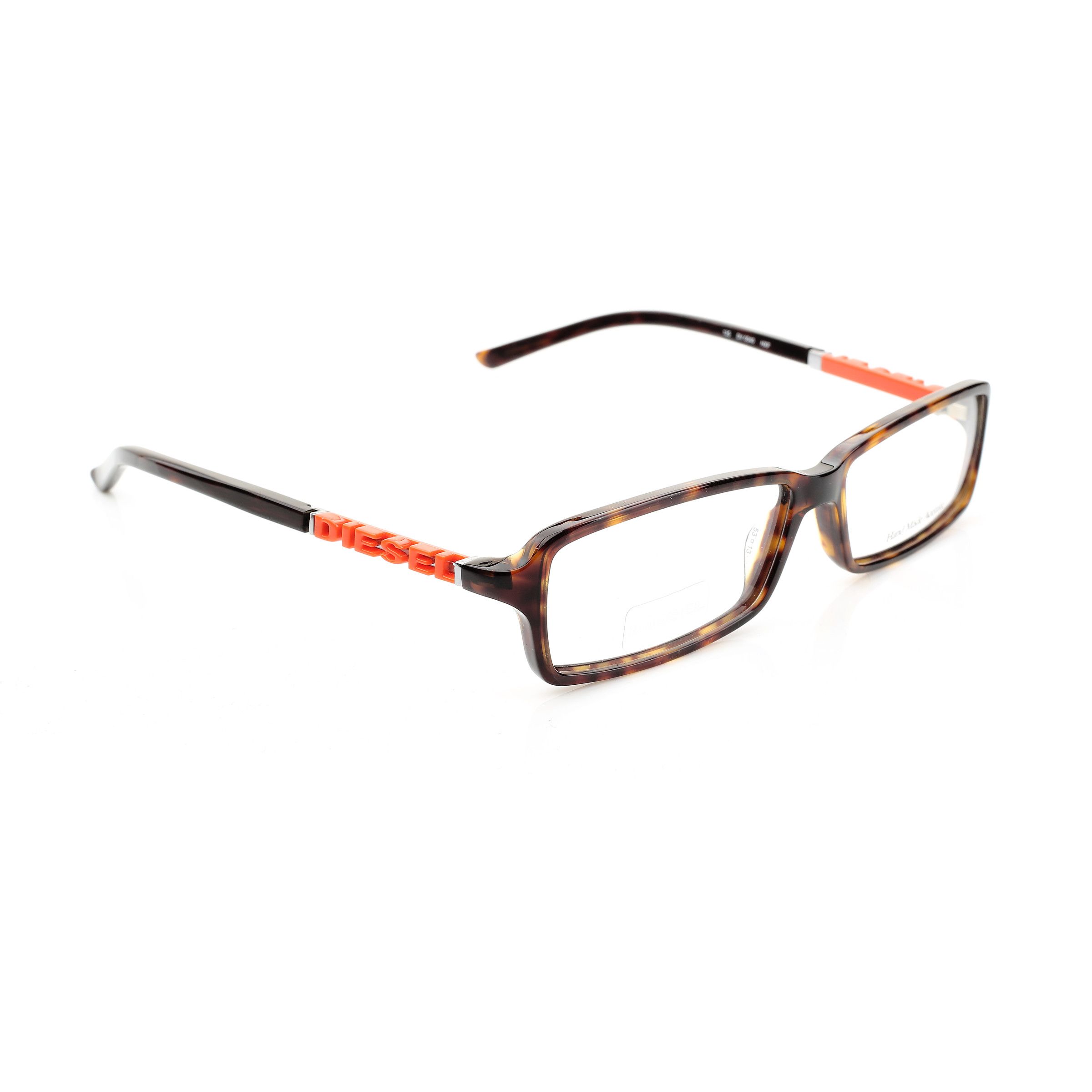 Diesel Diesel '00s Red Signature Havana Brown Recatngular Glasses Size ONE SIZE - 1 Thumbnail