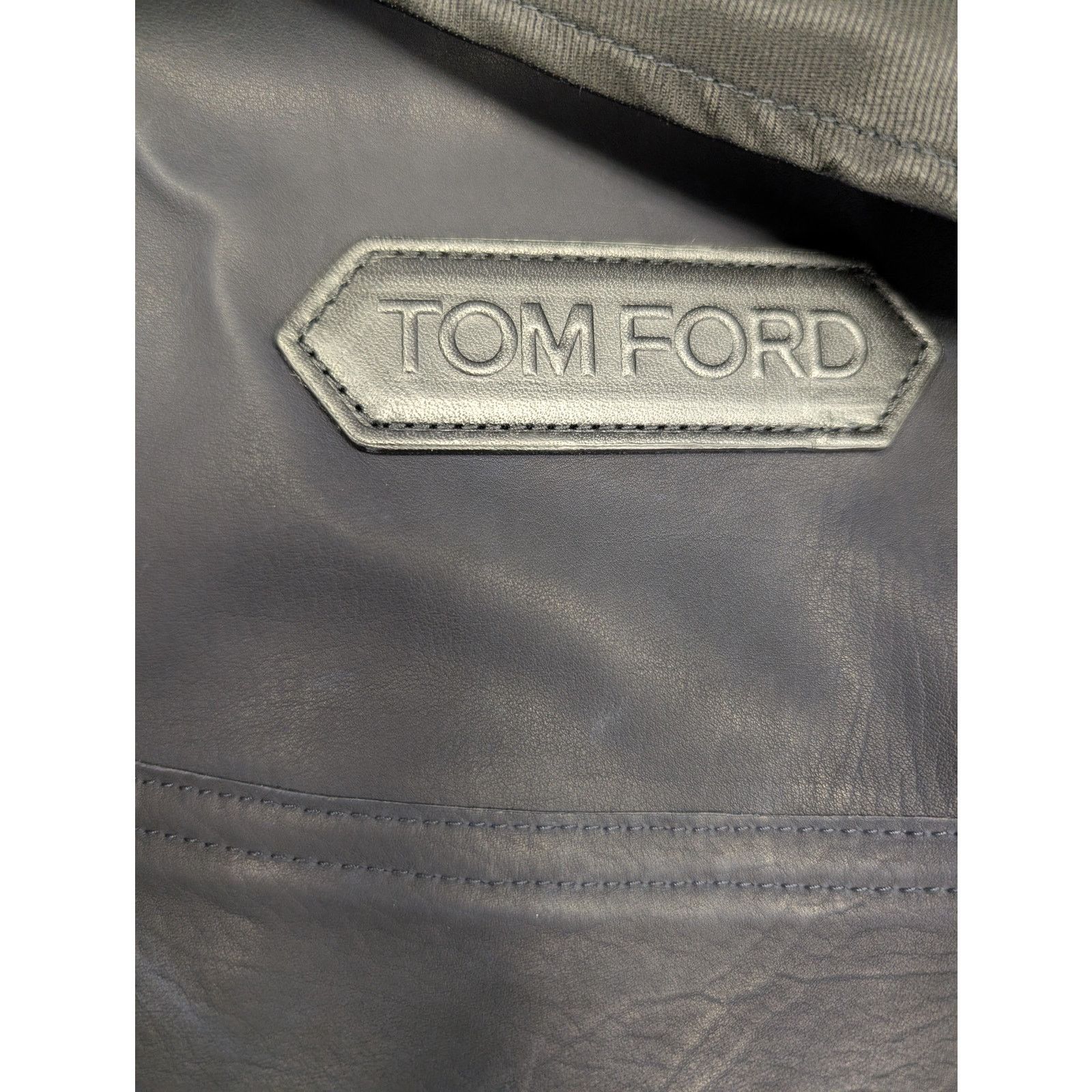 Tom Ford o1rshd1 Suede Button Jacket in Dark Navy Size US M / EU 48-50 / 2 - 15 Thumbnail