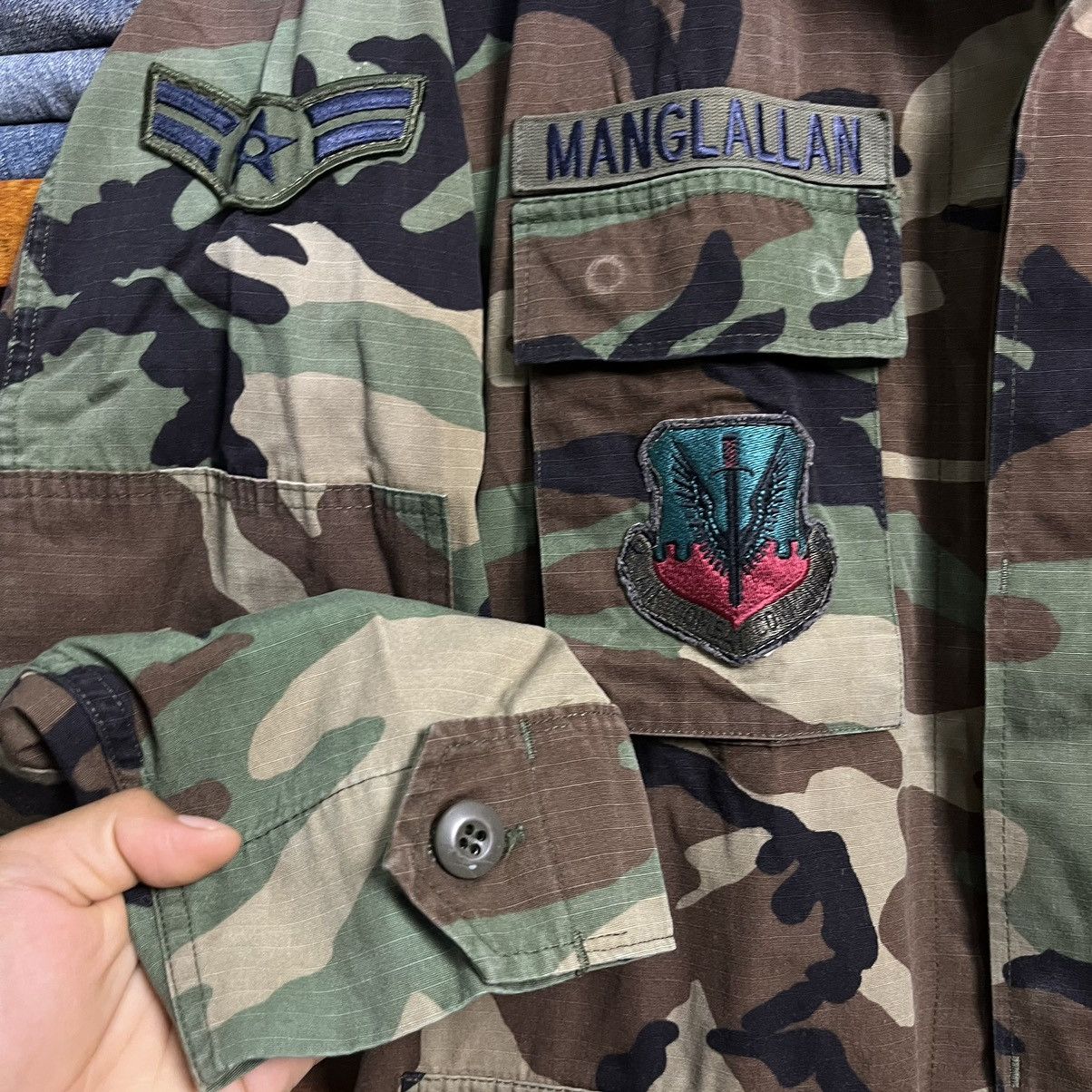 Vintage 80’s USAF M81 Woodland Camo Rip-Stop BDU Jackets USA MADE Size US M / EU 48-50 / 2 - 6 Thumbnail