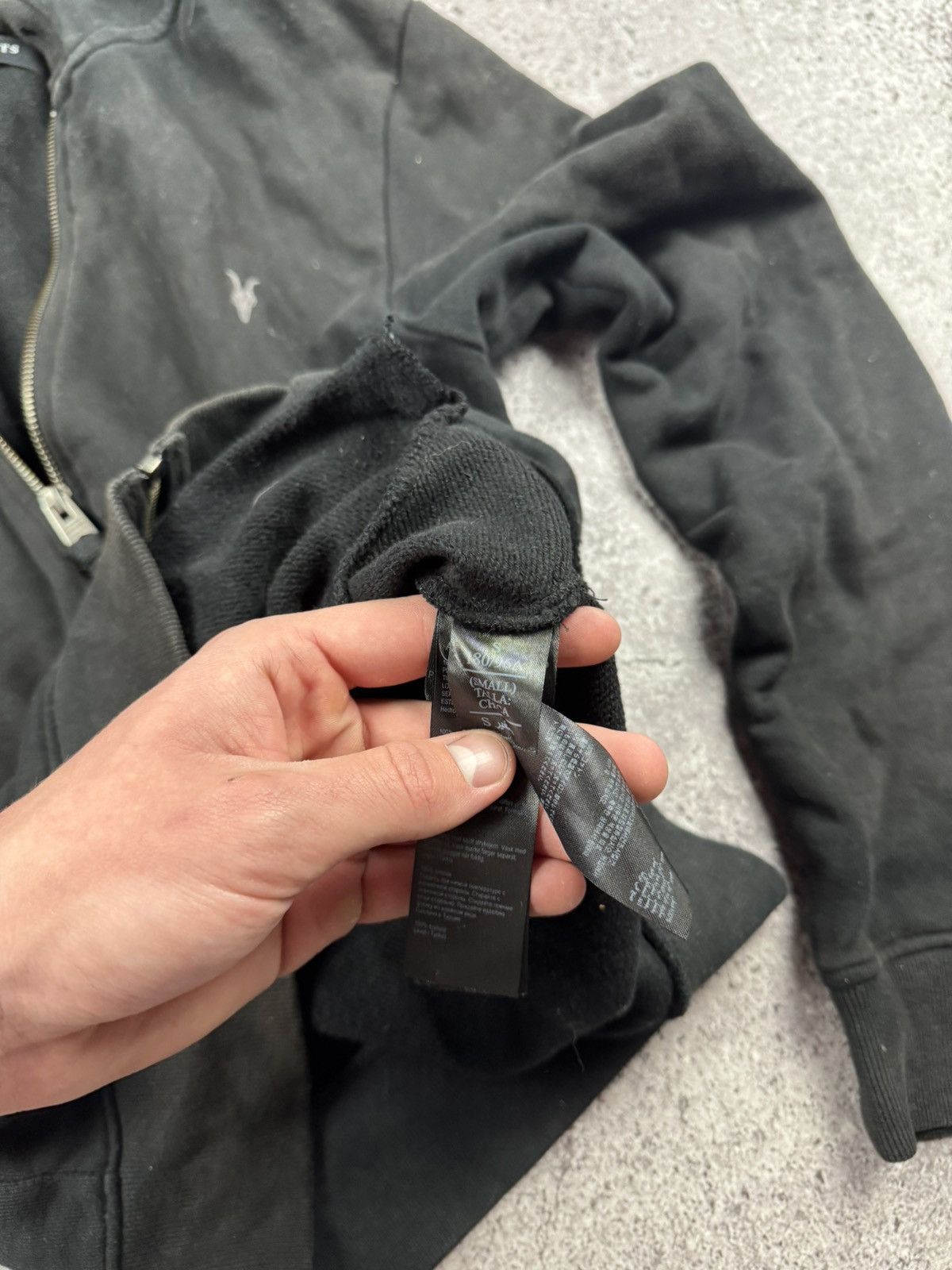 Allsaints VTG Y2K RICK OWENS STYLE AVANT GARDE ALLSAINTS ZIP HOODIE Size US S / EU 44-46 / 1 - 7 Thumbnail