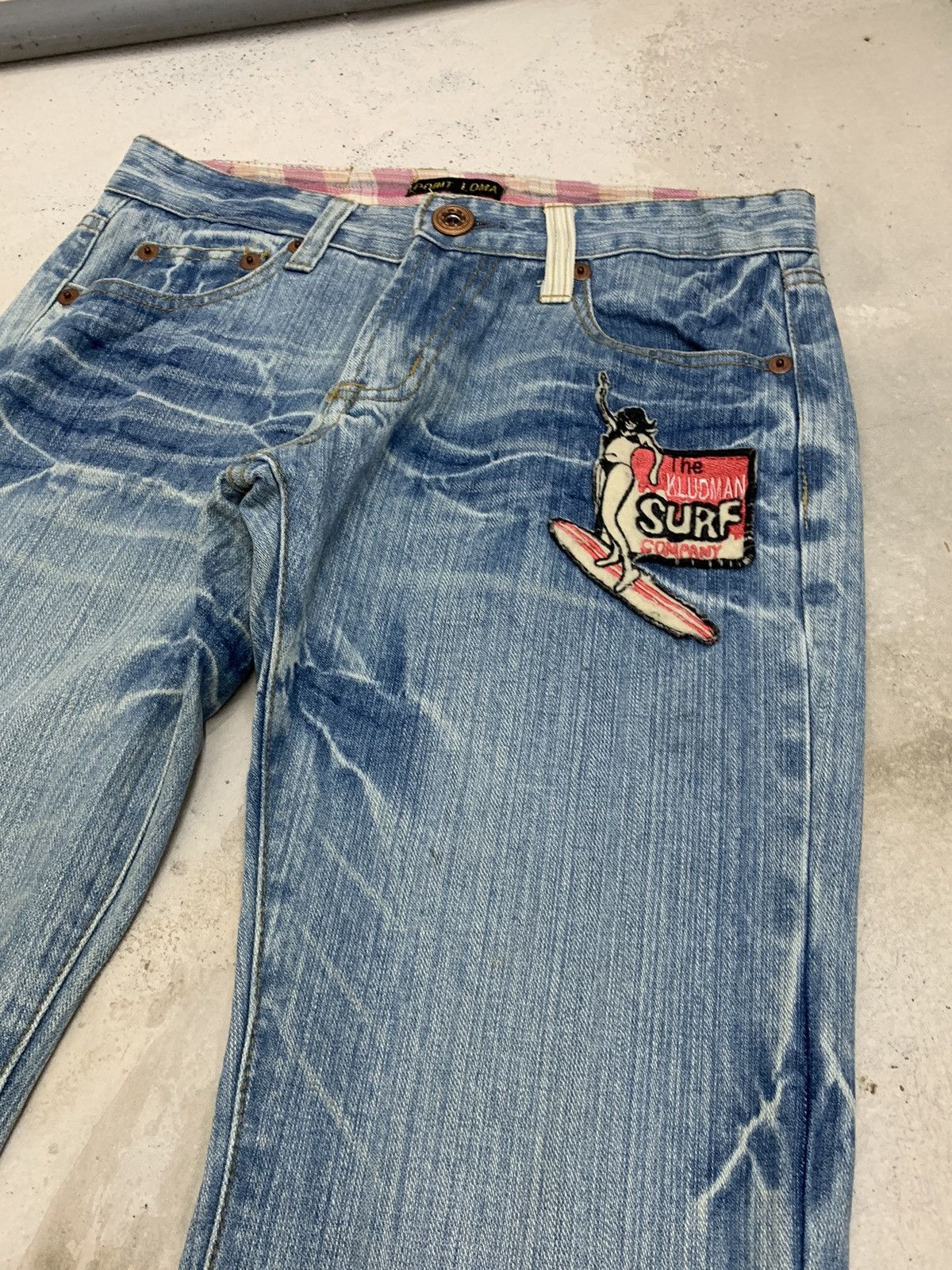 Hysteric Glamour × Japanese Brand Point Loma Surf Style Kludman Love Peace Patch Size US 29 - 11 Thumbnail