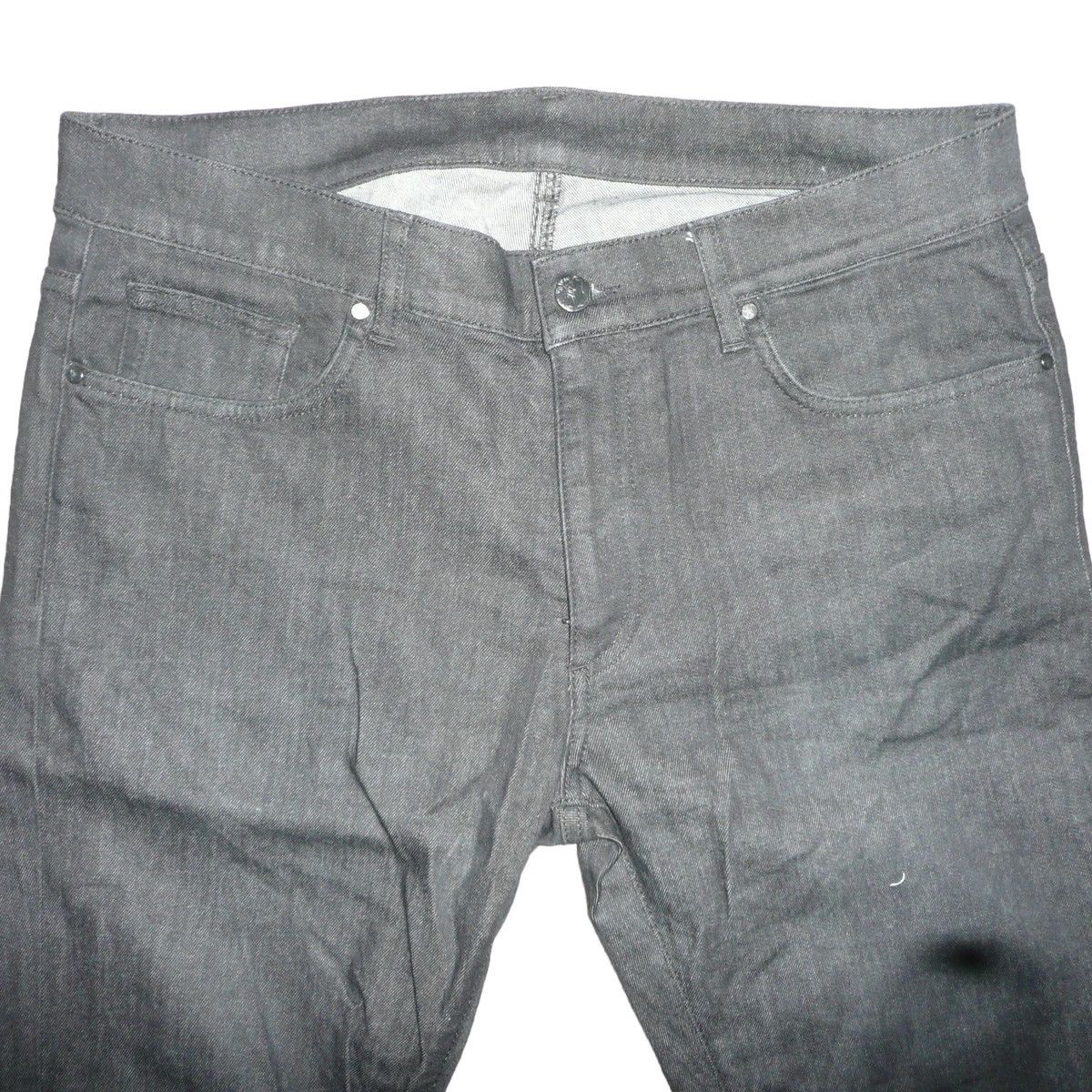 Versace Versace Collection Slim Denim Black/Gray • W34 L34/32 Size US 34 / EU 50 - 2 Thumbnail