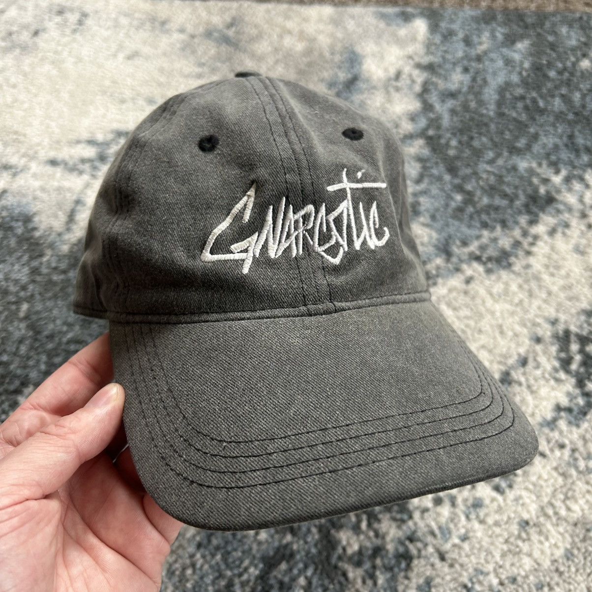 Gnarcotic × Vintage GNARCOTiC ATLANTA DiSTRESSED UNSTRUCTURED DAD CAP HAT Size ONE SIZE - 2 Thumbnail
