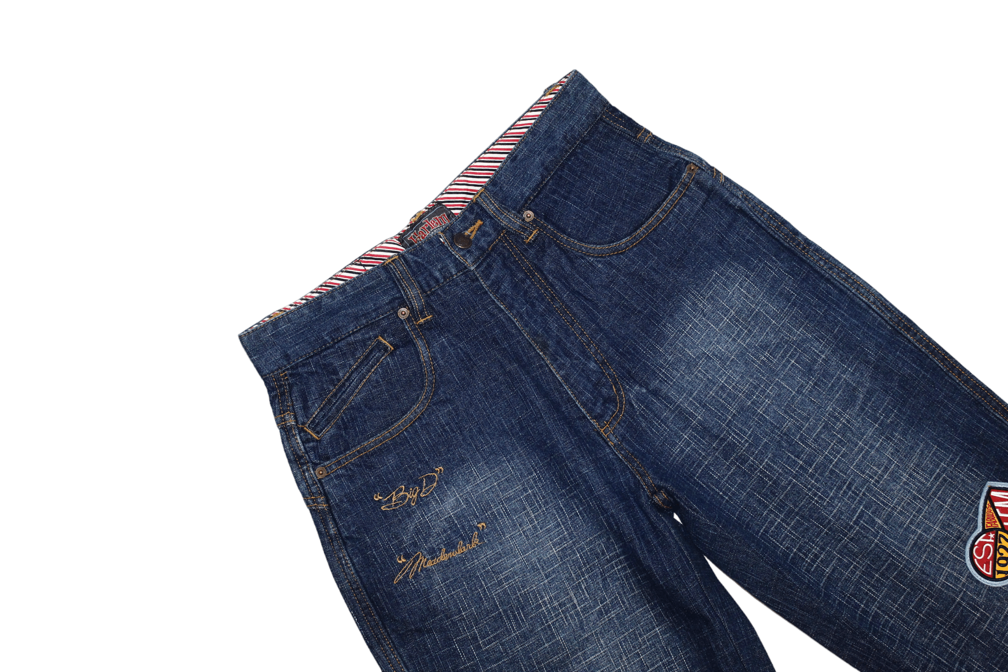 Fubu RARE🔥Platinum Fubu Harlem Globetrotters Baggy Rap Jeans Size US 30 / EU 46 - 3 Thumbnail