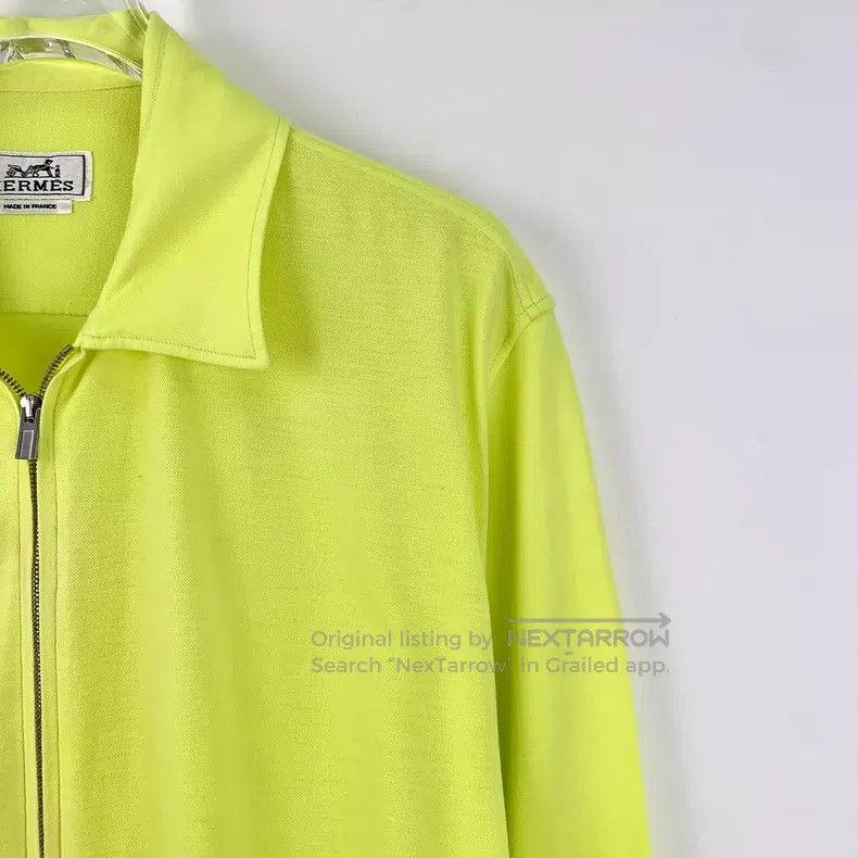 Hermes Hermes size 40 Yellow cotton stand collar zipper long-sleev Size M / US 6-8 / IT 42-44 - 3 Thumbnail