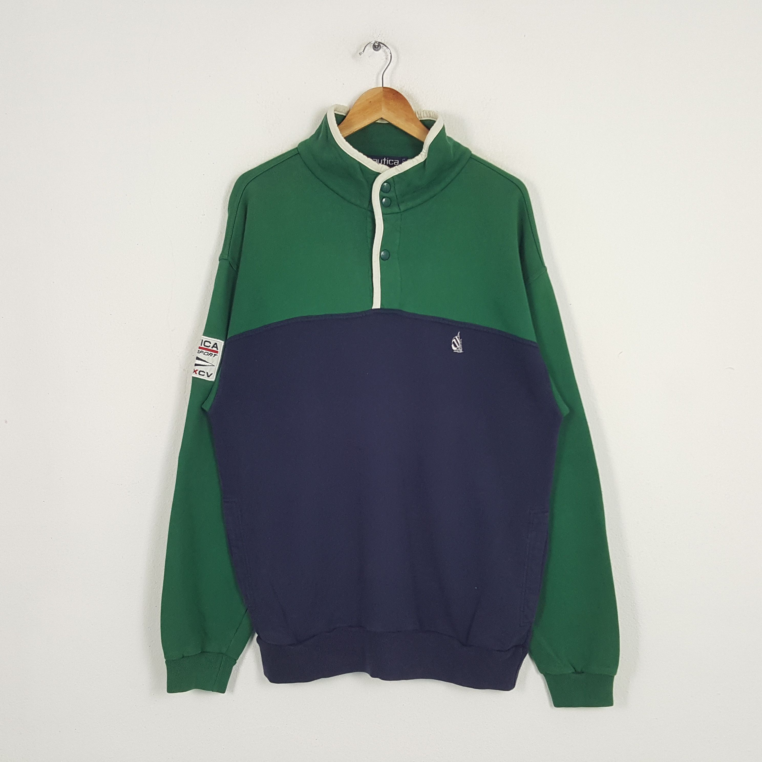 Nautica × Vintage Vintage Nautica Sport Style Outdoor Sweatshirt Size US M / EU 48-50 / 2 - 1 Thumbnail
