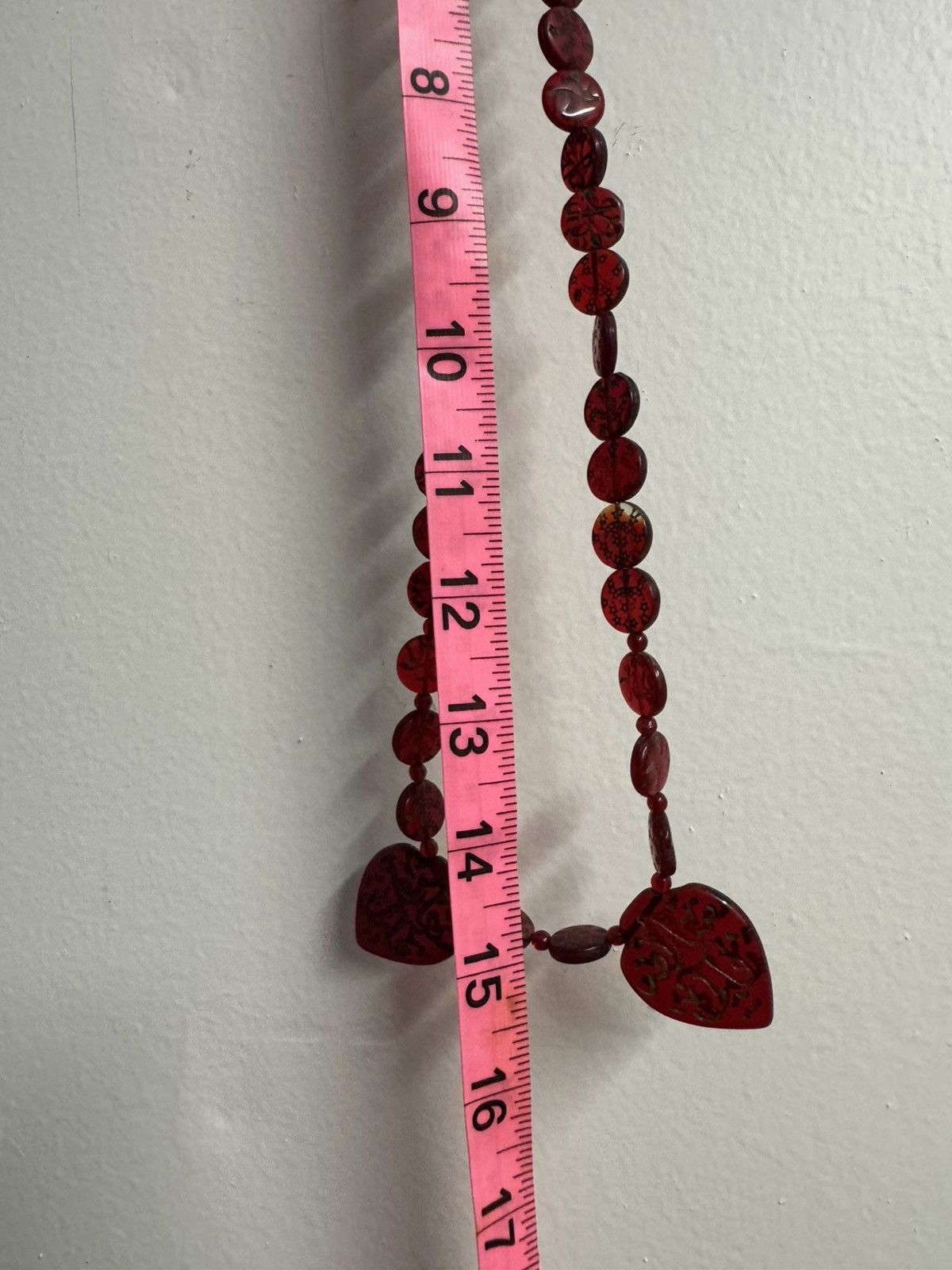 Vintage Vintage red glass Hajj beads Arabic Muslim double sided RARE Size ONE SIZE - 9 Thumbnail