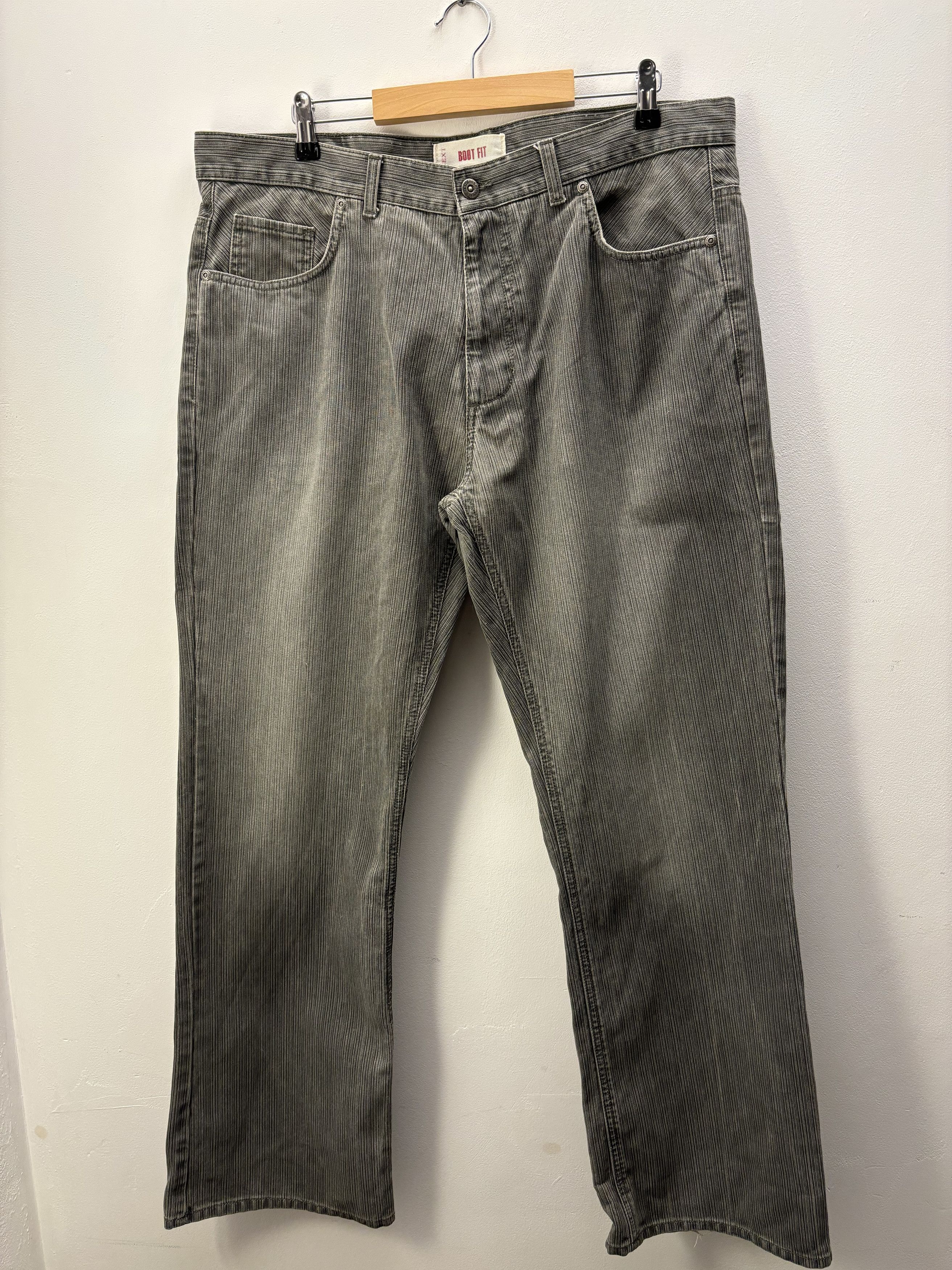 Vintage Vintage Stripped Denim Straight Pants Size US 36 / EU 52 - 1 Thumbnail