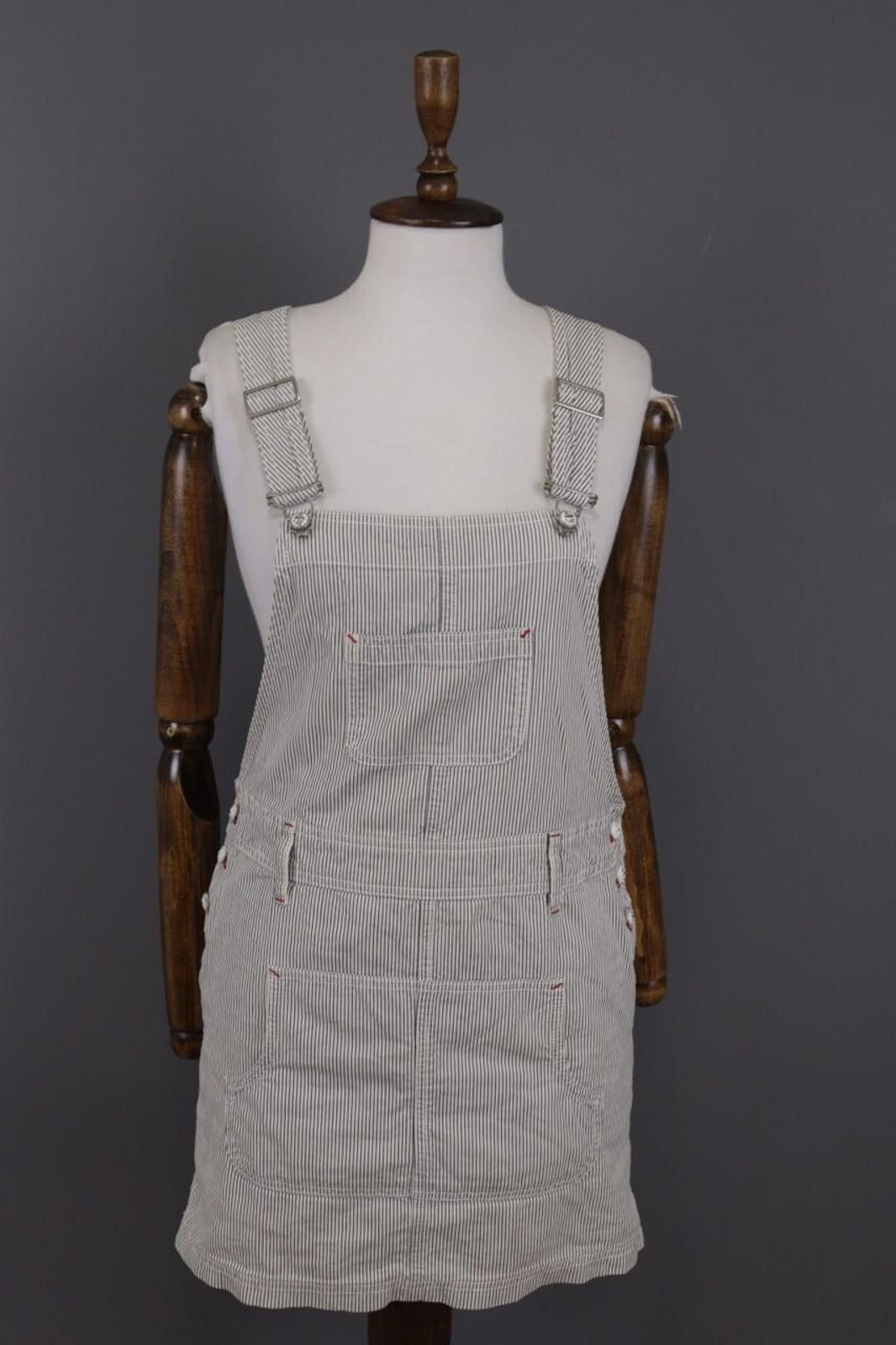 Saint James Saint James Gray Pinstripe Tunic Knee Dress Size USA 6 Size M / US 6-8 / IT 42-44 - 1 Thumbnail