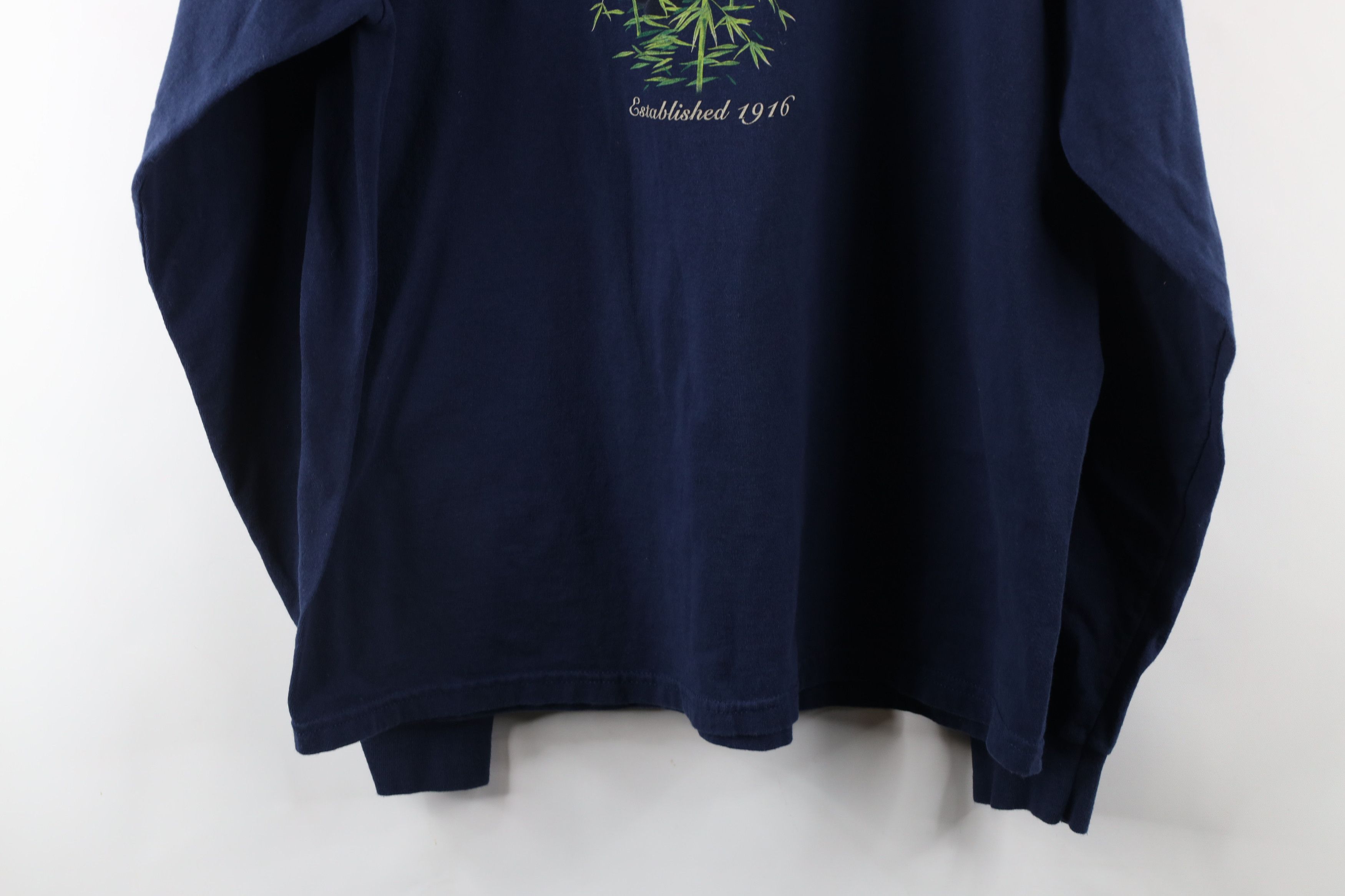 Vintage Vintage 90s Streetwear Zoo Panda Bear Long Sleeve T-Shirt Size US XL / EU 56 / 4 - 11 Thumbnail