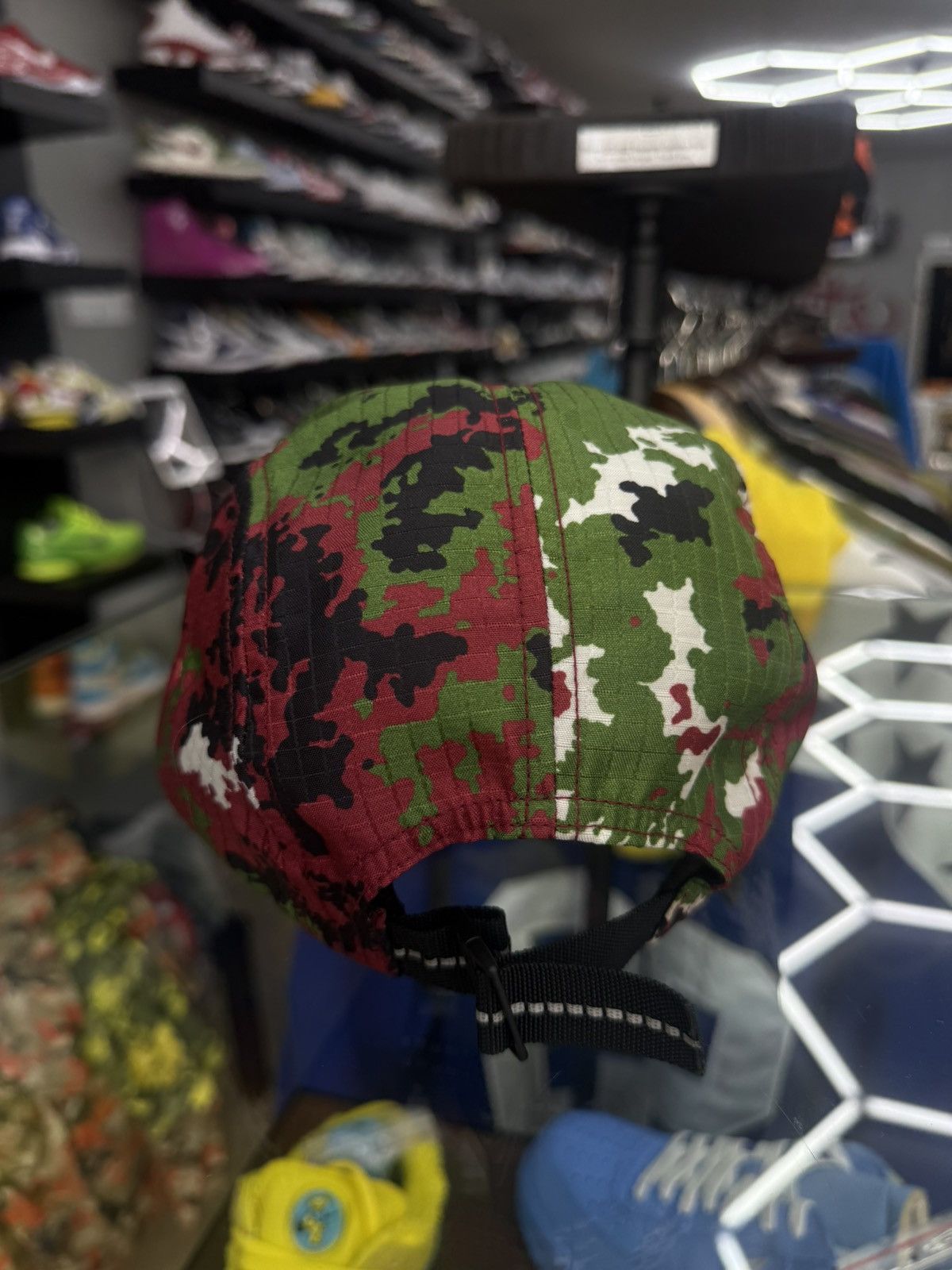 Supreme Supreme Green Camo FW21 Ripstop Hat 🧼 Size ONE SIZE - 6 Thumbnail