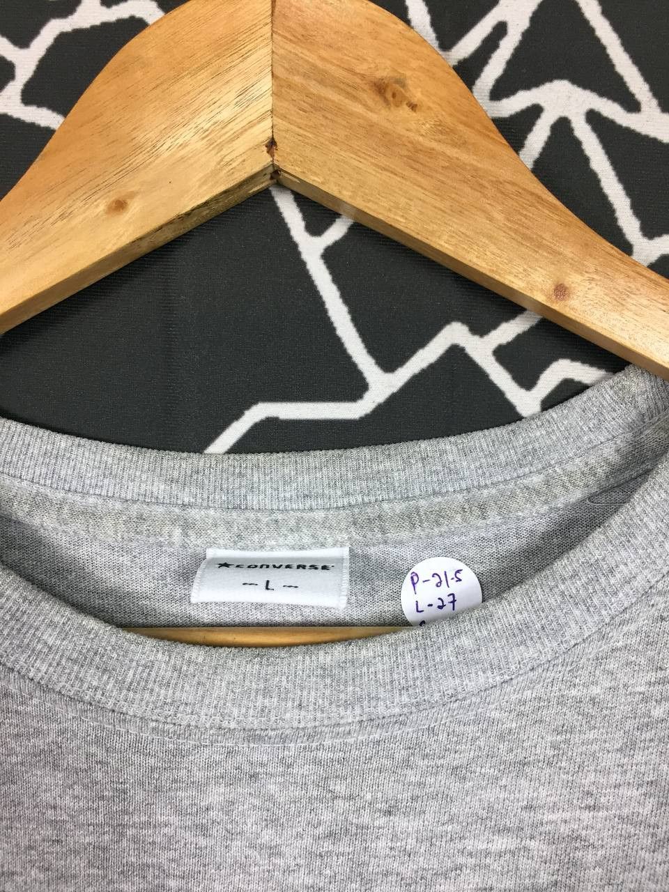 Converse × Vintage Vtg Converse All Star Graphic Longsleeve Tee Size US L / EU 52-54 / 3 - 4 Thumbnail