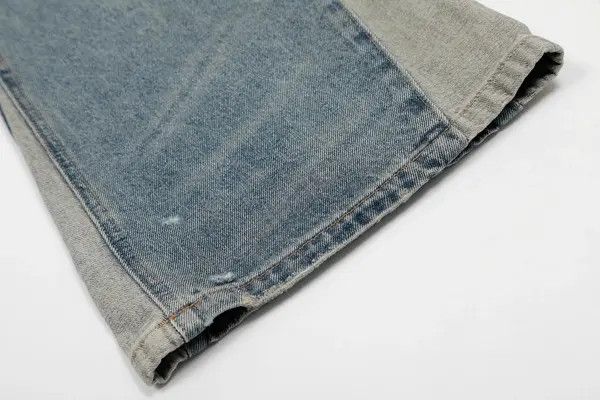 Jean VIBE Denim Streetware Splicing Wide Leg Pants Size US 32 / EU 48 - 8 Thumbnail