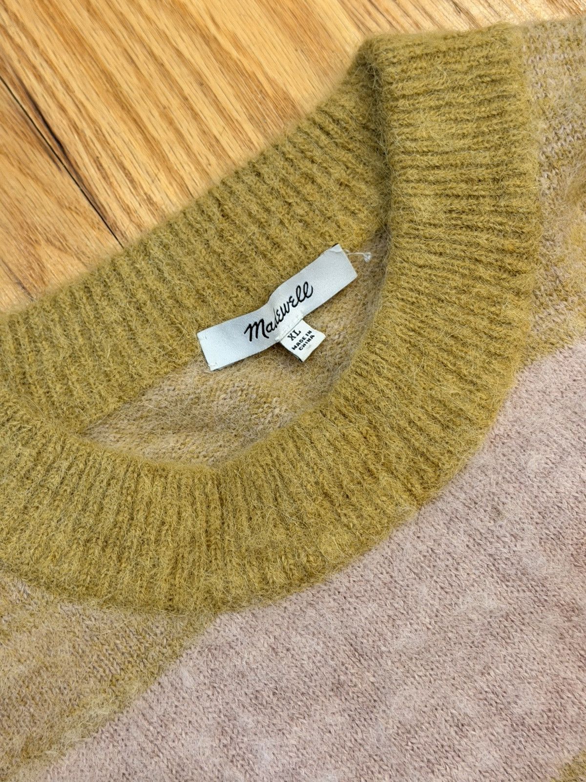 Madewell Striped Mohair Sweater Size US XL / EU 56 / 4 - 3 Thumbnail