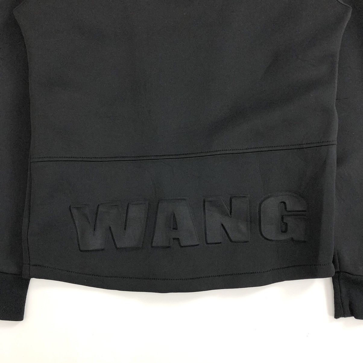 Alexander Wang × H&M Rare🔥 Alexander Wang x H&M Scuba Acymmetric Zip Hoodie Size US M / EU 48-50 / 2 - 11 Thumbnail