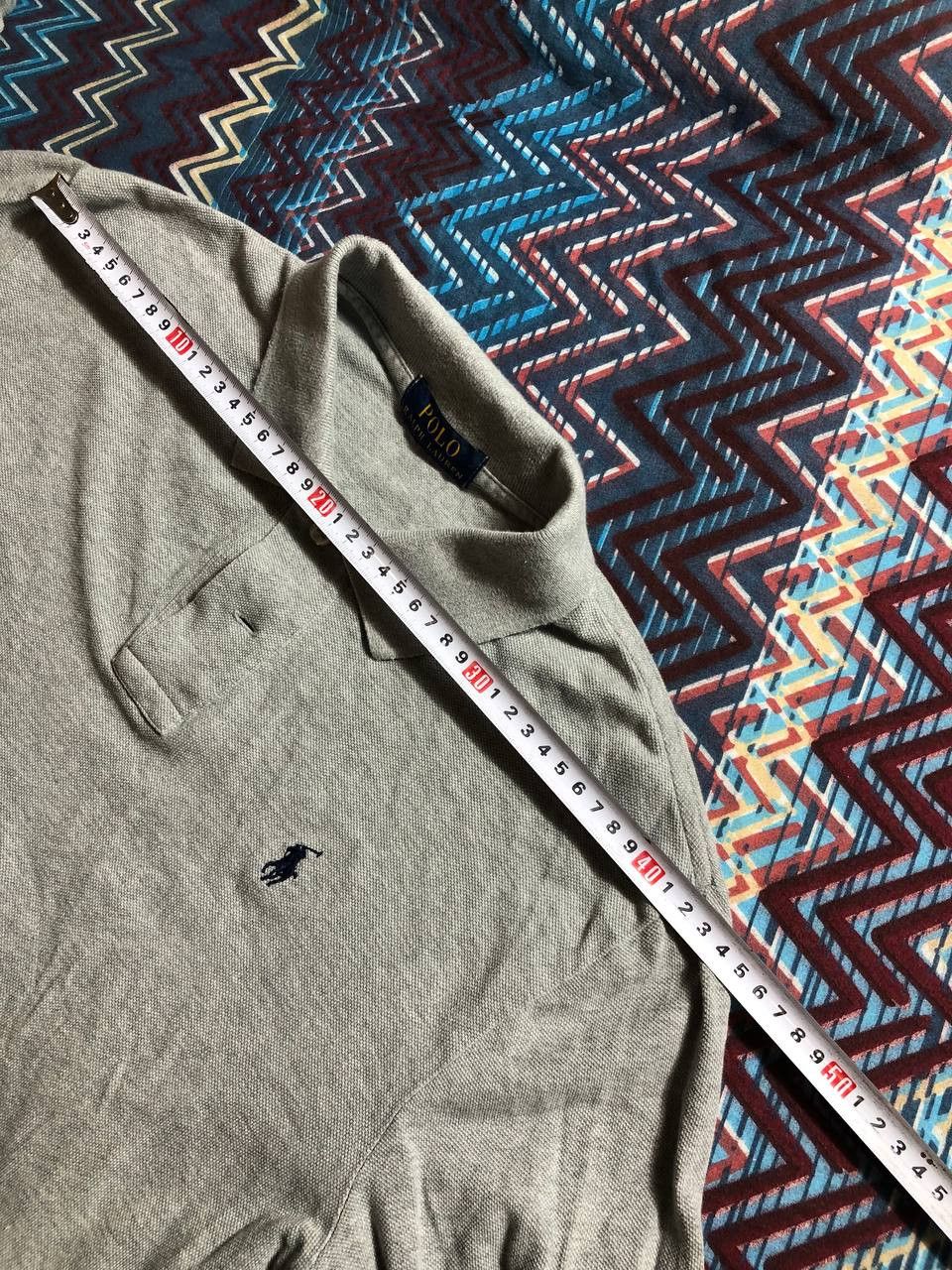 Polo Ralph Lauren × Vintage Vintage Polo Ralph Lauren Striped Rugby Long Sleeve Polo Size US S / EU 44-46 / 1 - 6 Thumbnail