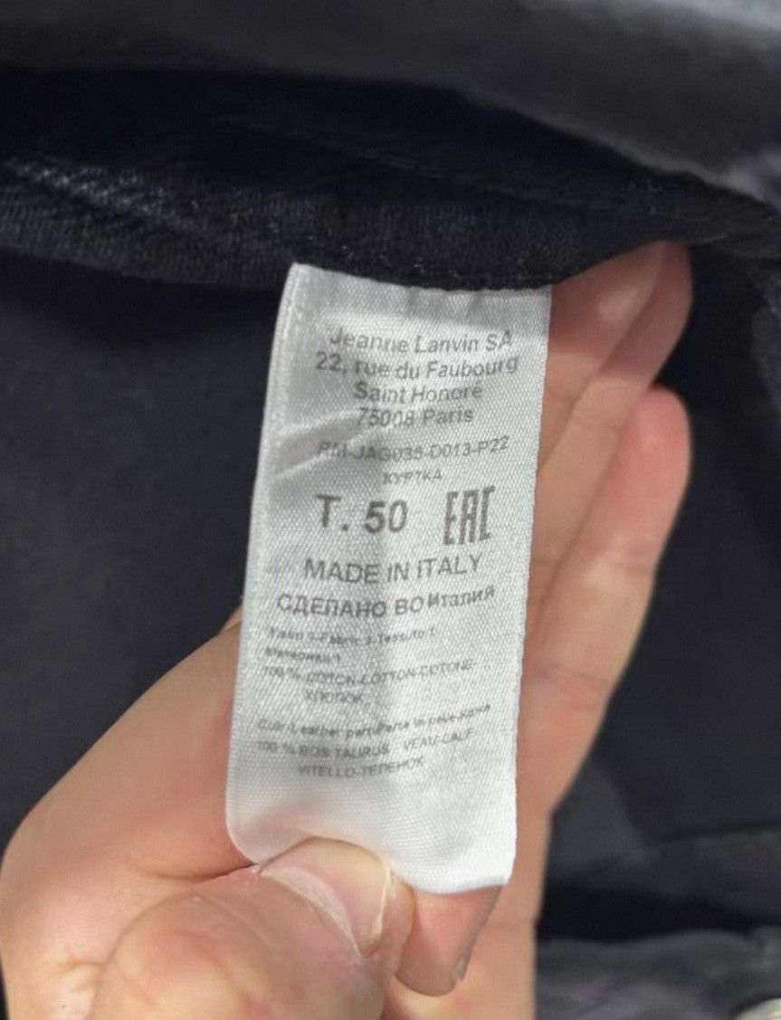Lanvin Lanvin x Gallery Dept. Black Denim Jacket -2507 Size US M / EU 48-50 / 2 - 4 Thumbnail