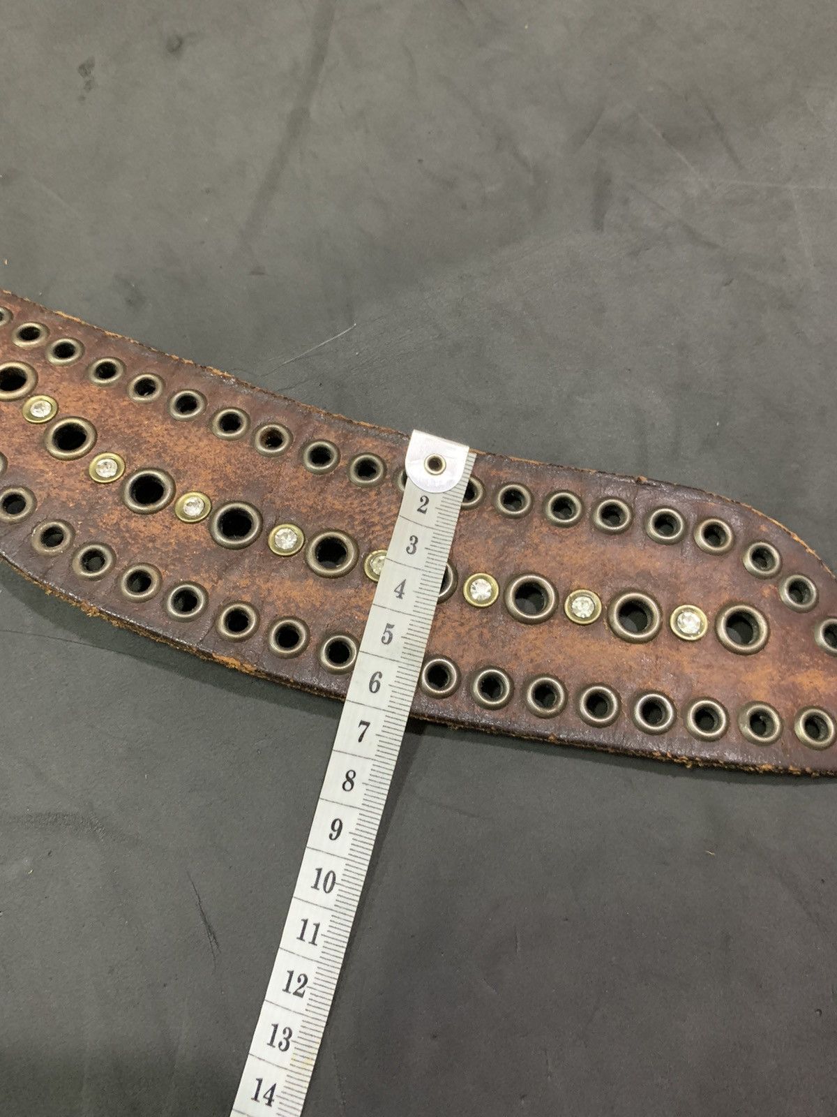 Japanese Brand 💸BINDINGOFFER💸Uknown Big OG leather belt kmrii styled Size 30 - 7 Thumbnail